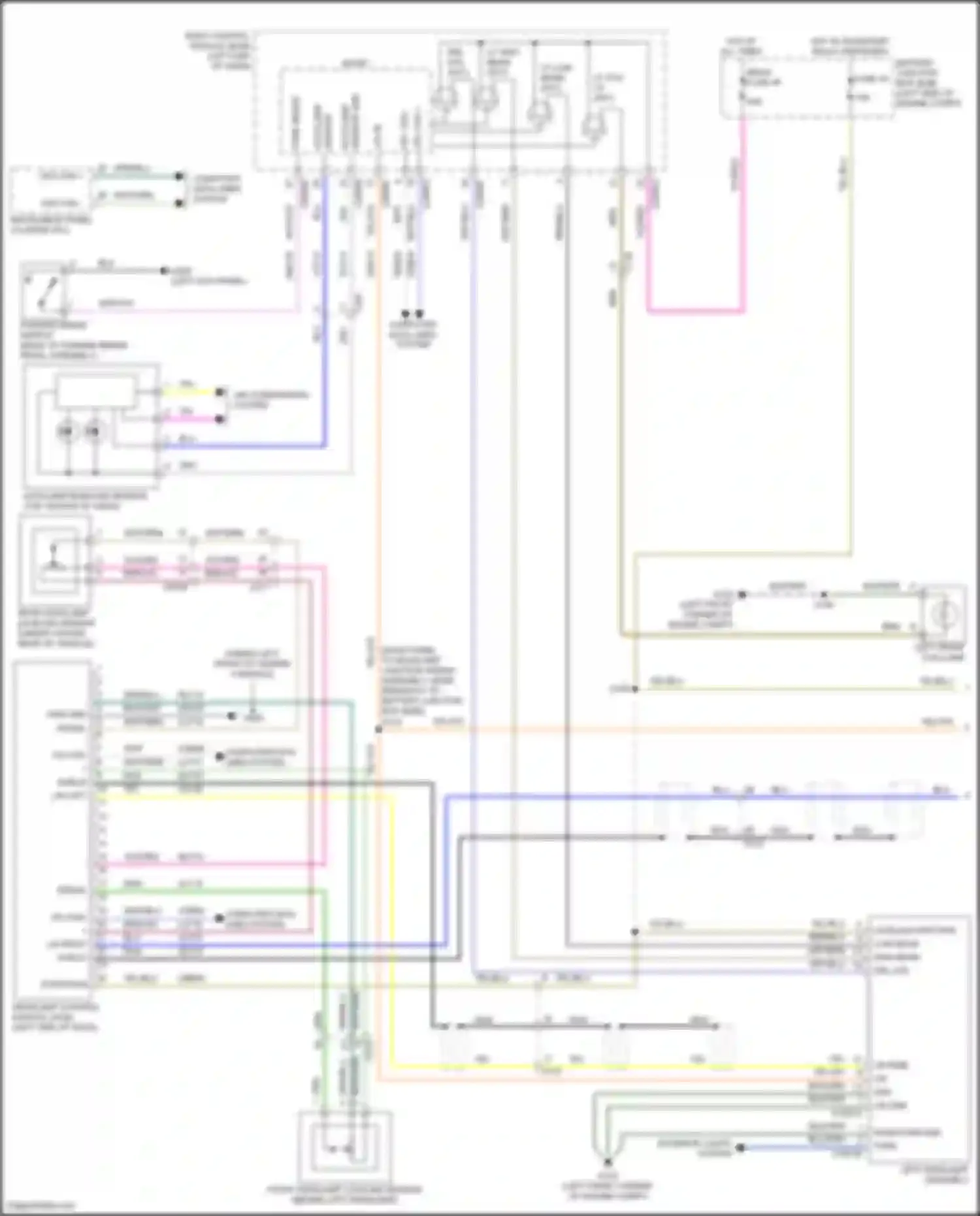Wiring diagram computer data lines system for Ford Explorer V facelift (2015-2018) (54 of 84)