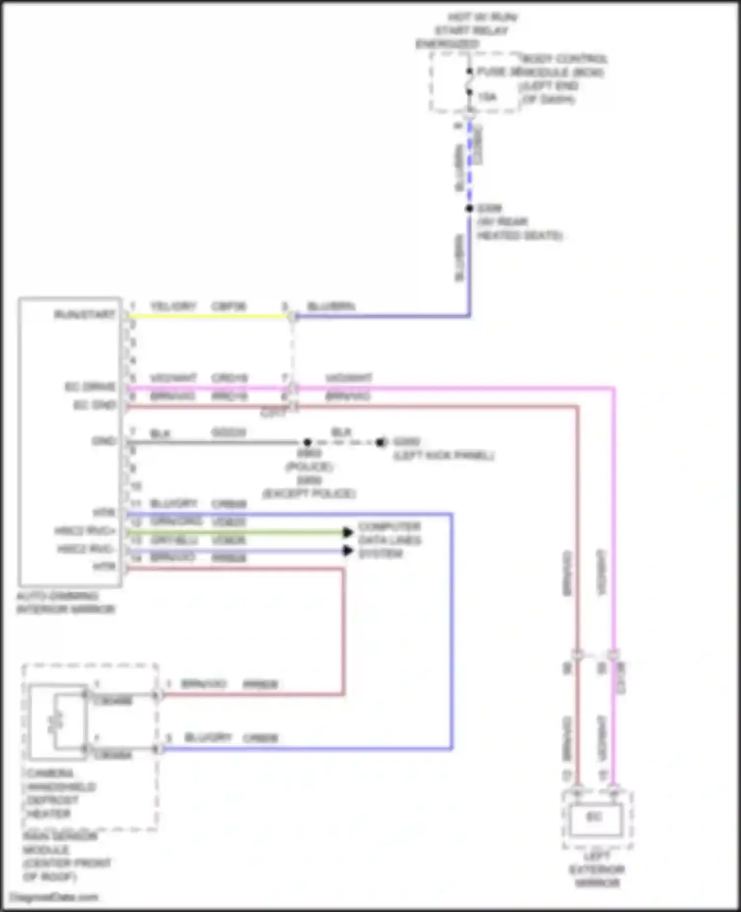 Wiring diagram computer data lines system for Ford Explorer V facelift (2015-2018) (32 of 84)