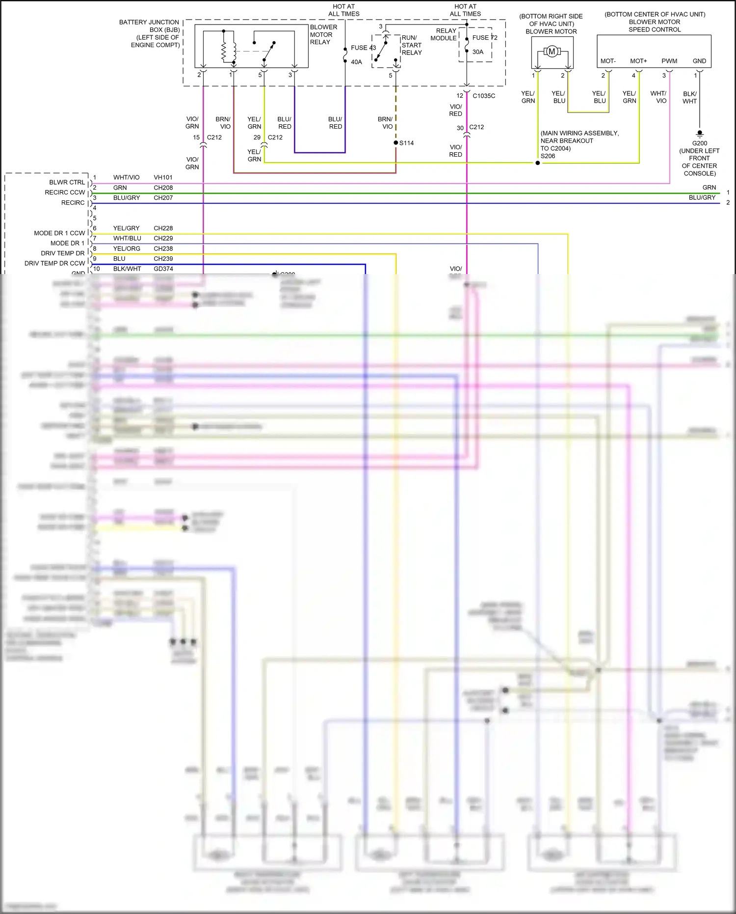 Wiring diagram driv temp dr cw for Ford Explorer V facelift (2015-2018) (1 of 1)