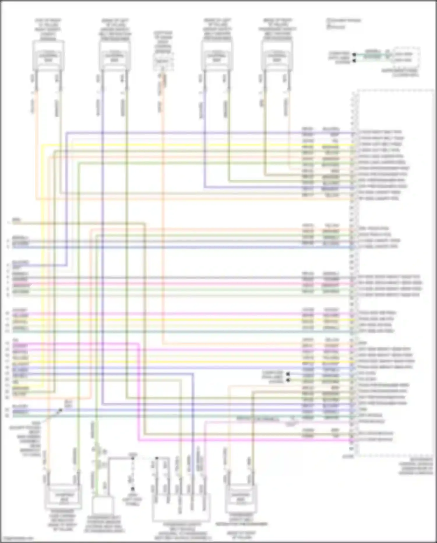 Wiring diagram drv track pos for Ford Explorer V facelift (2015-2018) (1 of 1)