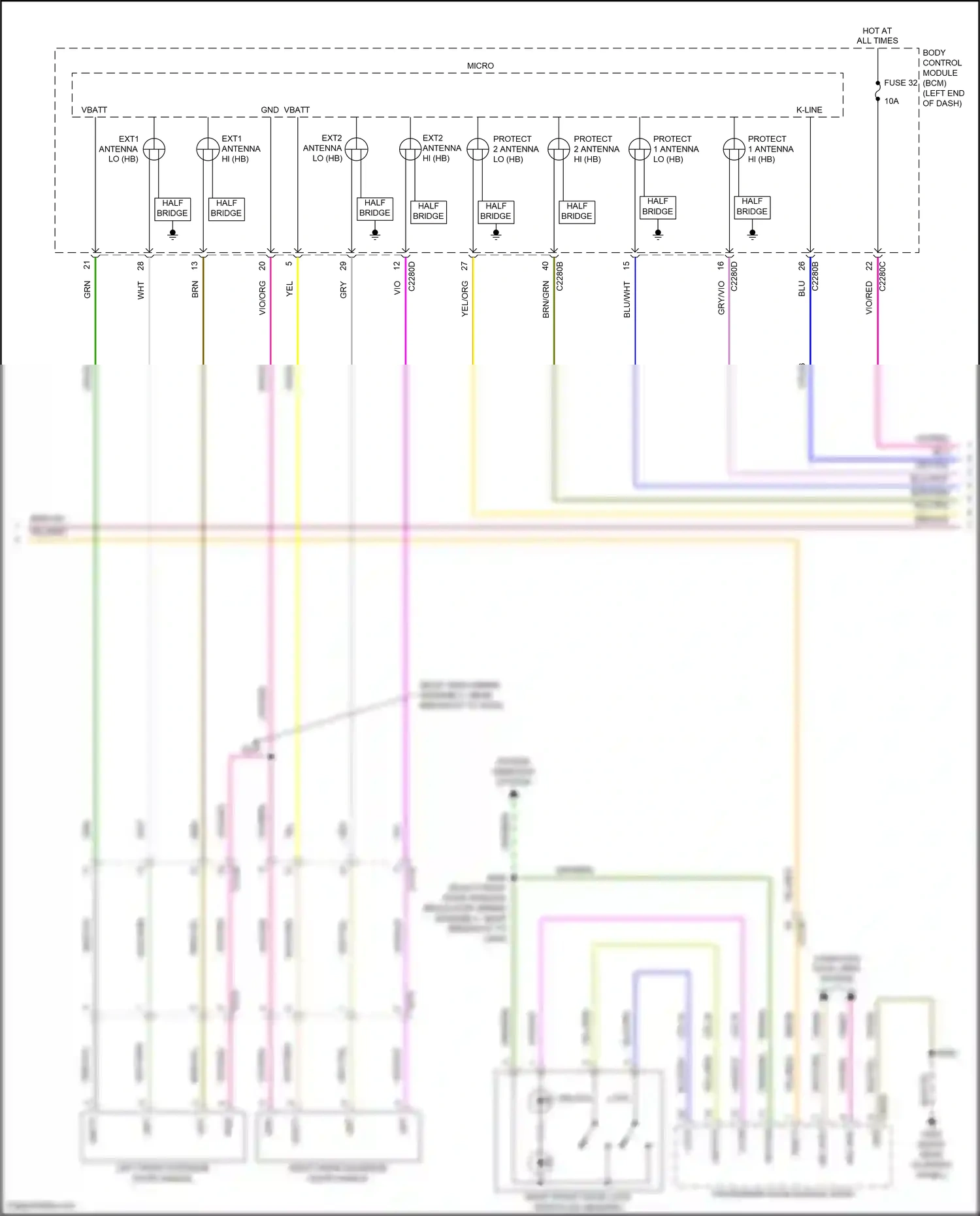 Wiring diagram grn for Ford Explorer V facelift (2015-2018) (36 of 90)