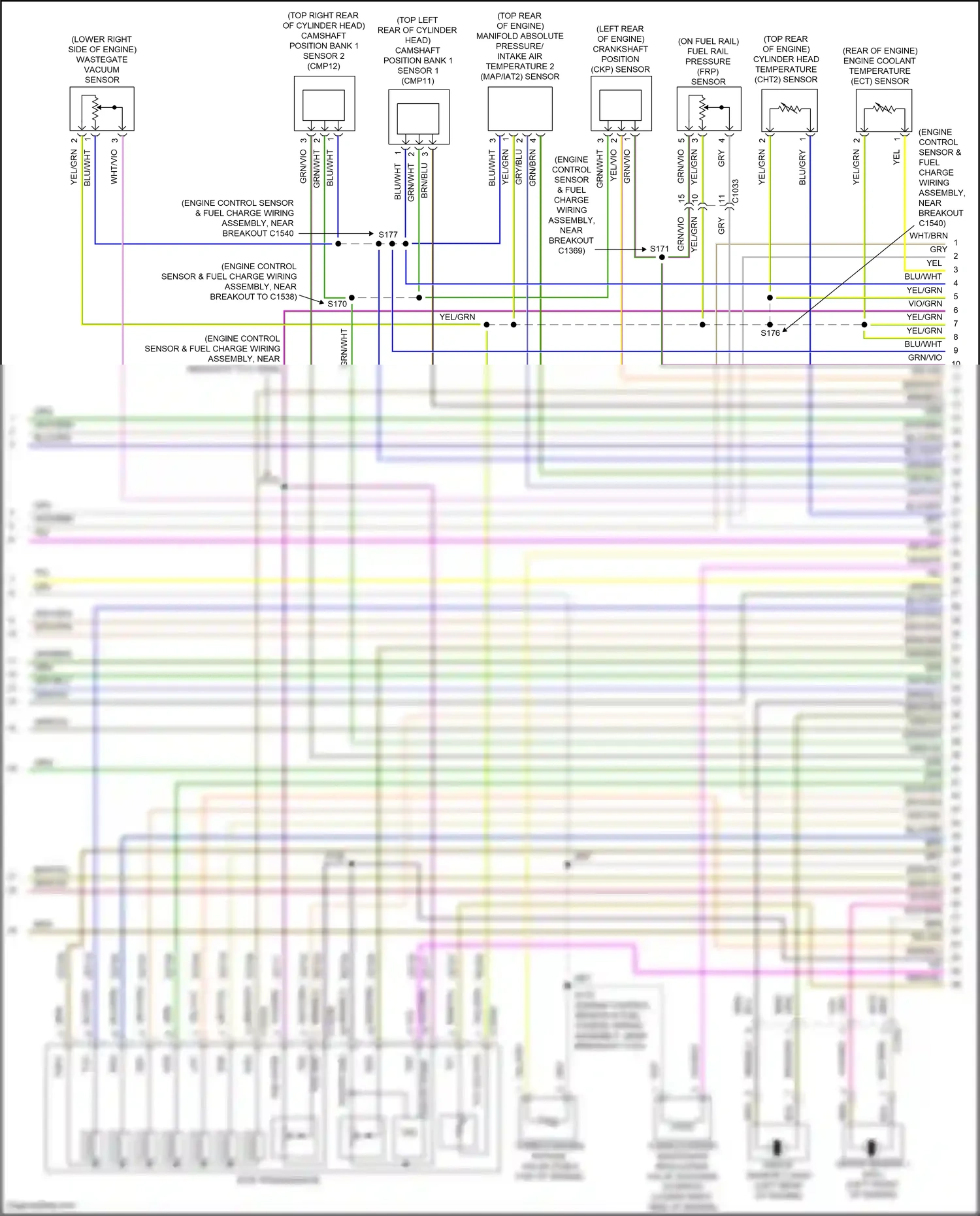 Wiring diagram grn/brn for Ford Explorer V facelift (2015-2018) (23 of 39)