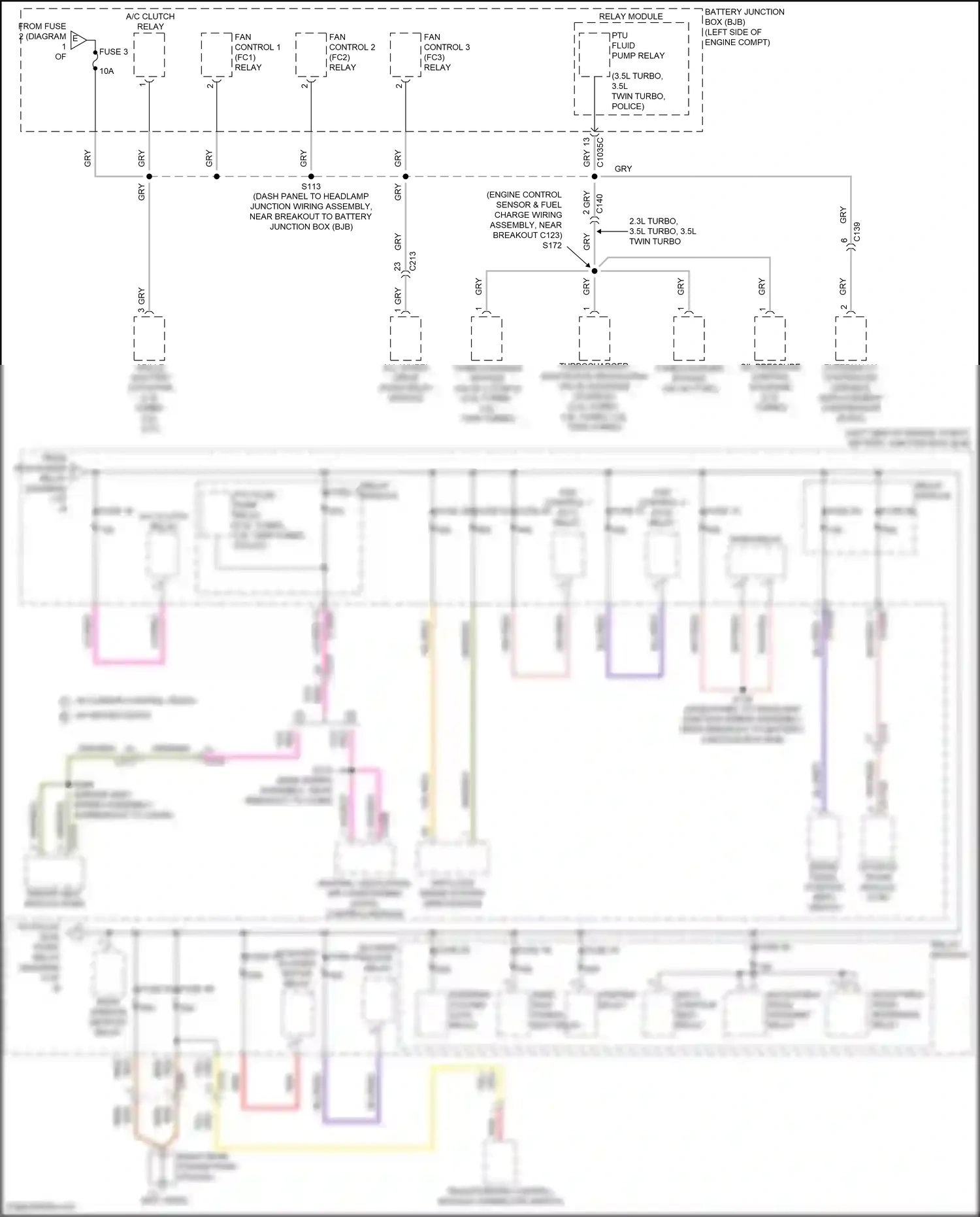 Wiring diagram grn/red for Ford Explorer V facelift (2015-2018) (6 of 15)