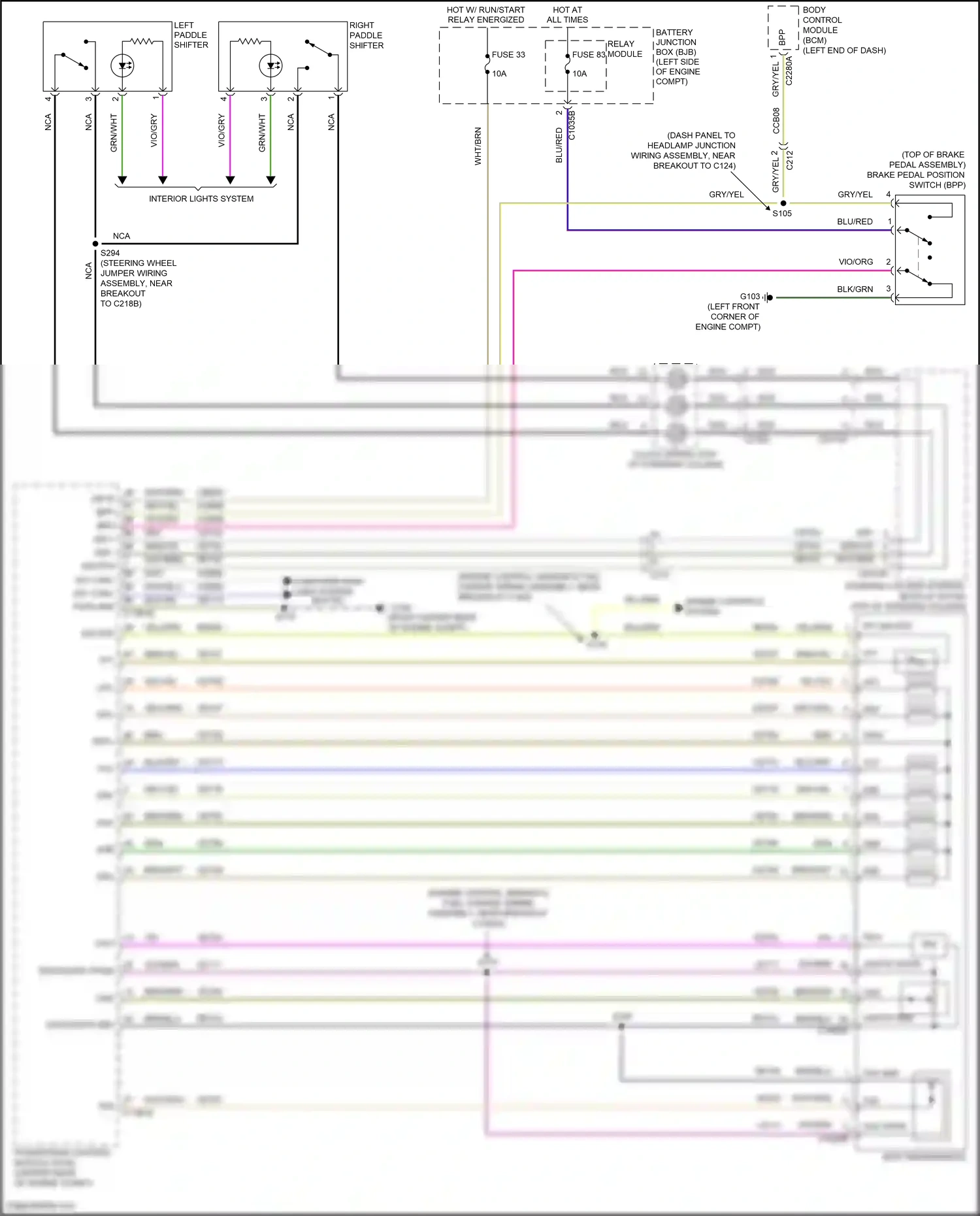 Wiring diagram grn/wht for Ford Explorer V facelift (2015-2018) (41 of 44)