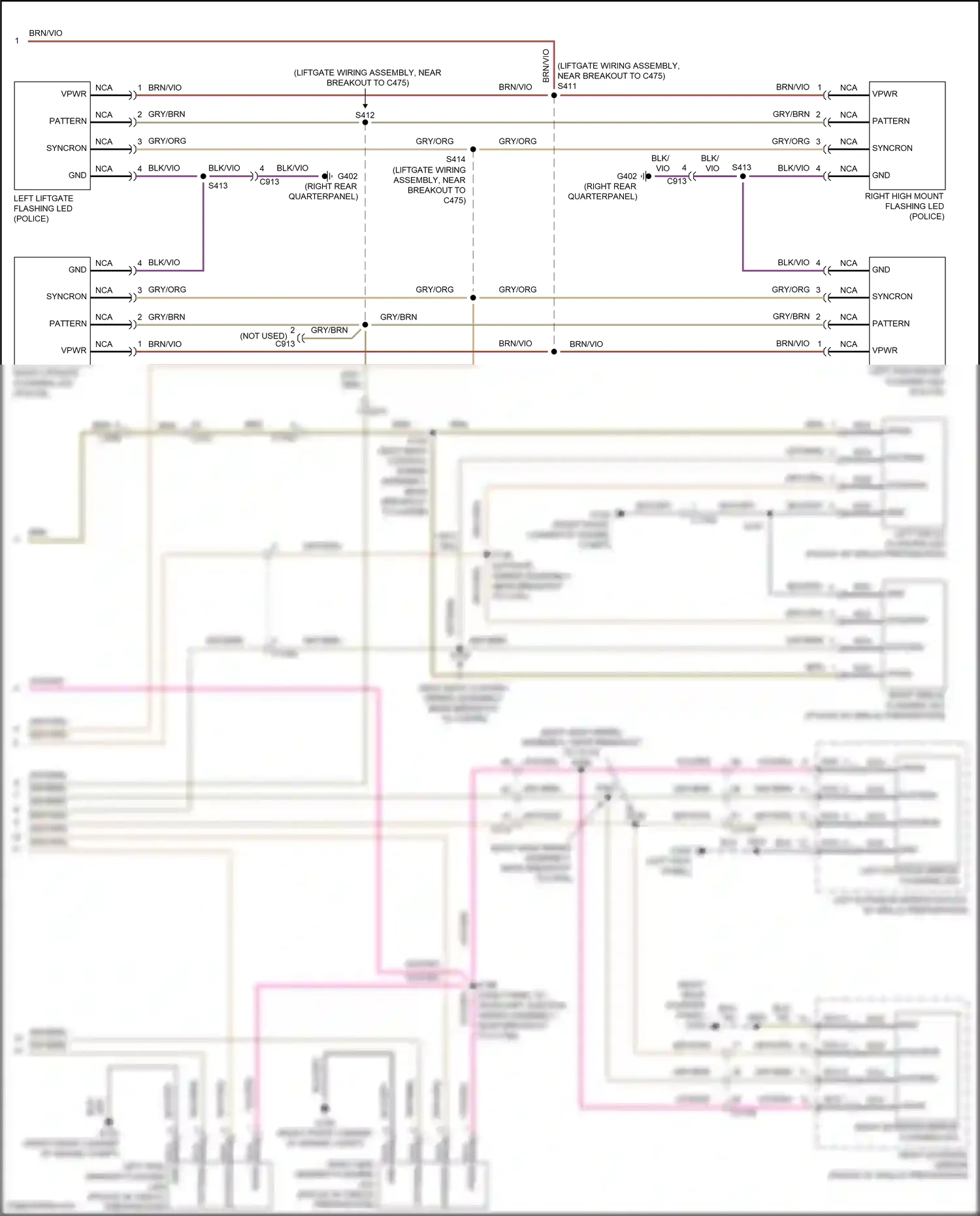 Wiring diagram gry for Ford Explorer V facelift (2015-2018) (55 of 98)