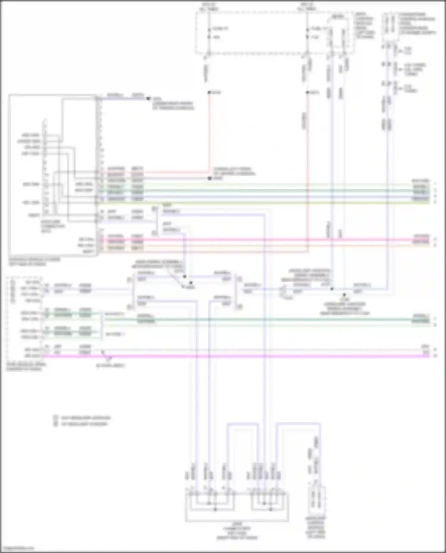 Wiring diagram headlamp control module for Ford Explorer V facelift (2015-2018) (1 of 1)