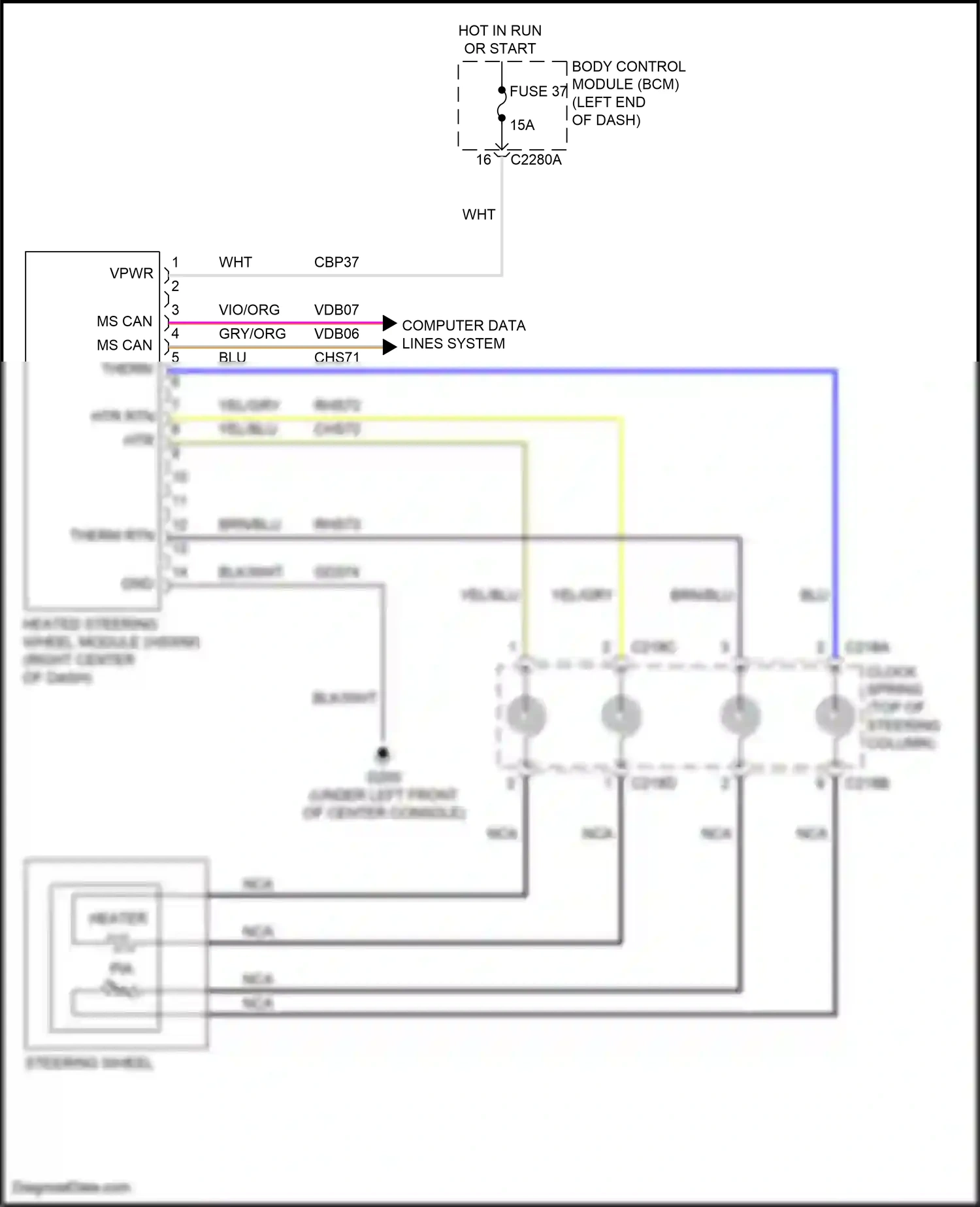 Wiring diagram htr rtn for Ford Explorer V facelift (2015-2018) (1 of 1)