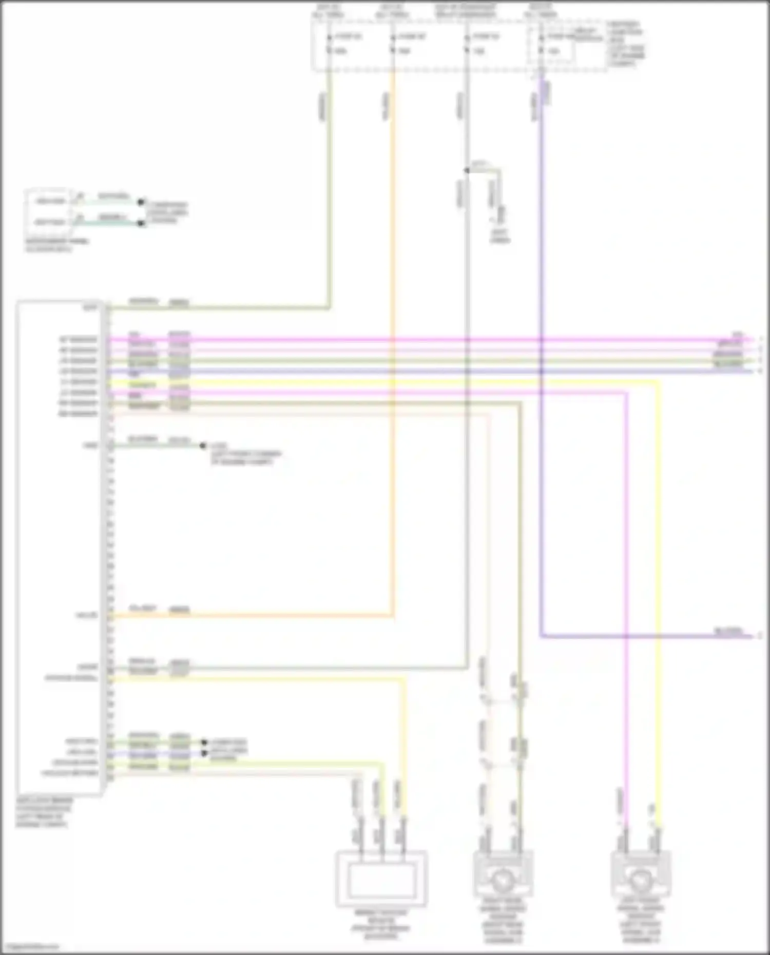 Wiring diagram lf sensor lo for Ford Explorer V facelift (2015-2018) (1 of 1)
