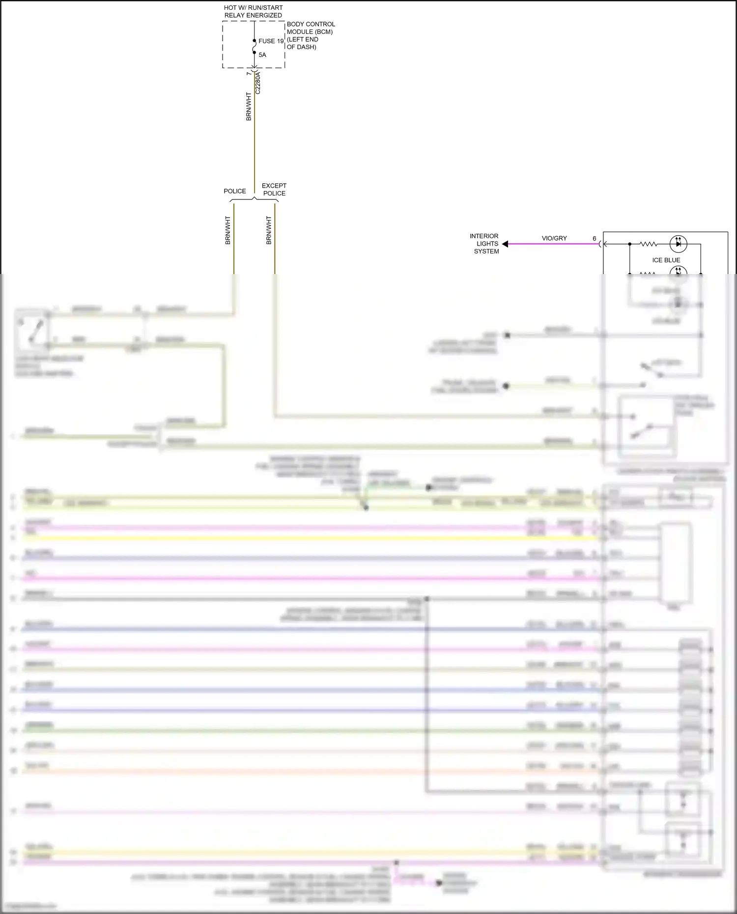 Wiring diagram lift gate for Ford Explorer V facelift (2015-2018) (1 of 4)