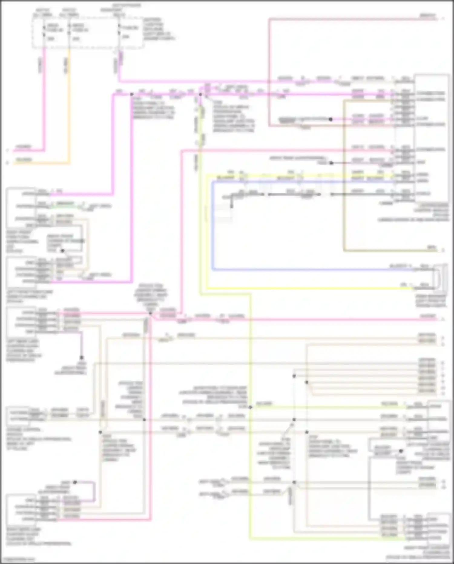 Wiring diagram lighting/siren control module for Ford Explorer V facelift (2015-2018) (1 of 3)