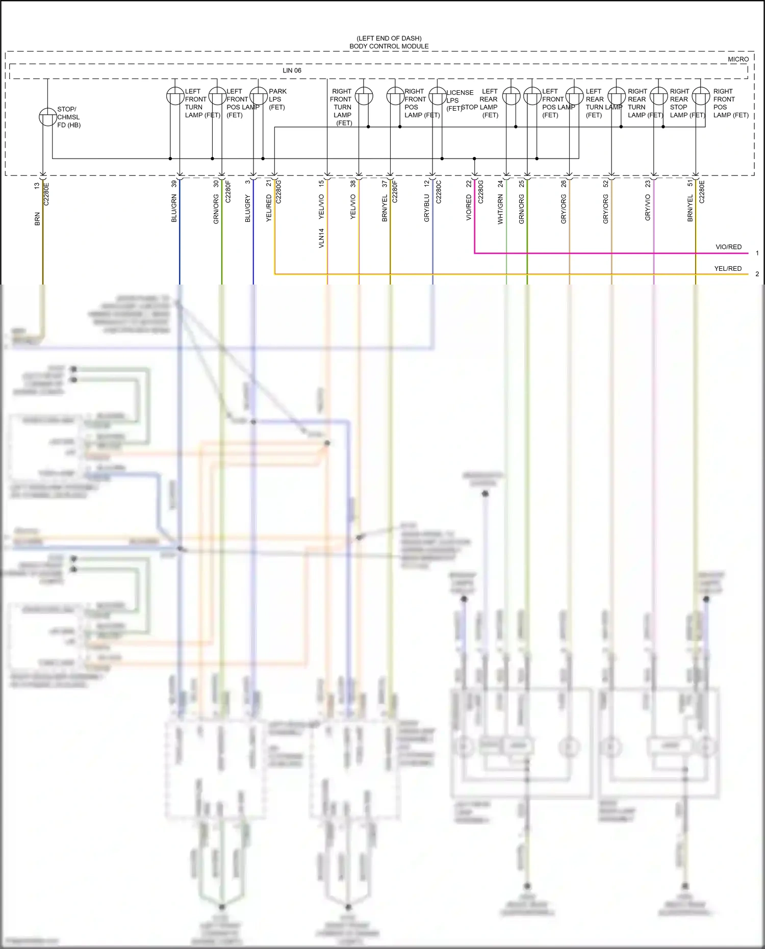 Wiring diagram lin 06 for Ford Explorer V facelift (2015-2018) (2 of 4)