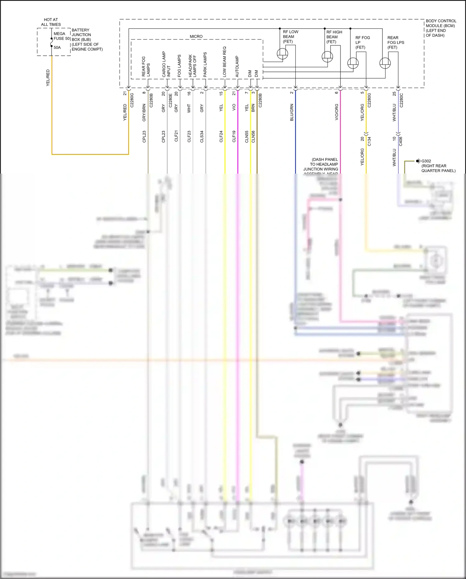 Wiring diagram lin gnd for Ford Explorer V facelift (2015-2018) (5 of 5)