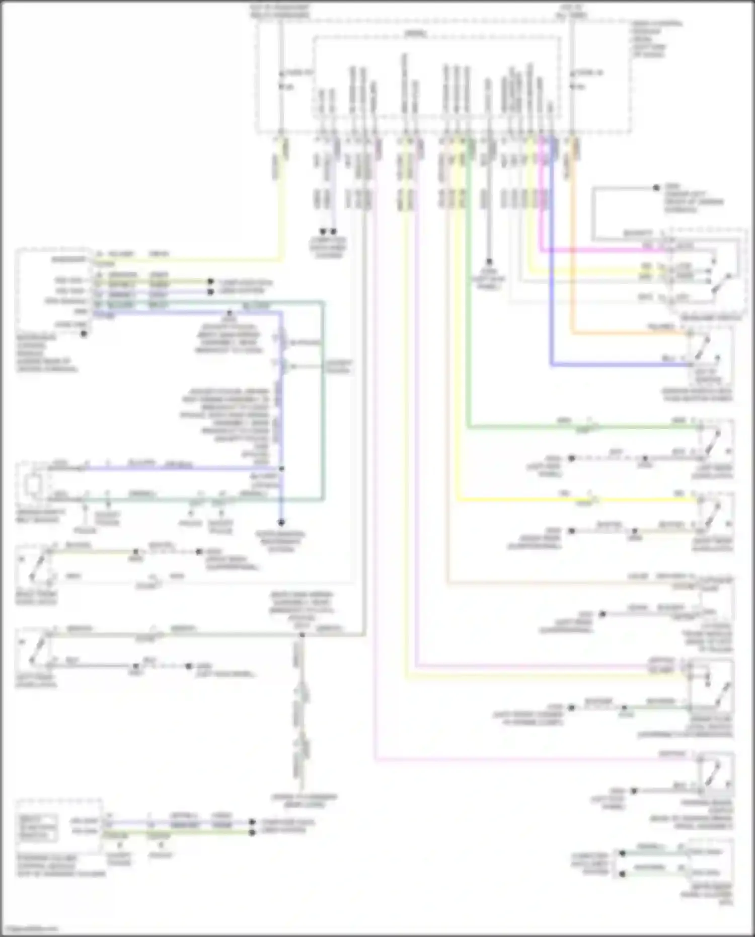 Wiring diagram logic gnd for Ford Explorer V facelift (2015-2018) (2 of 14)