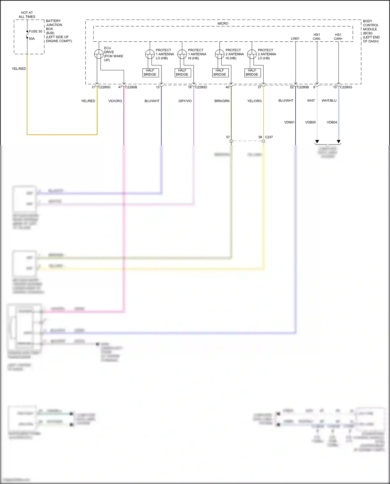 Wiring diagram micro - for Ford Explorer V facelift (2015-2018) (48 of 60)