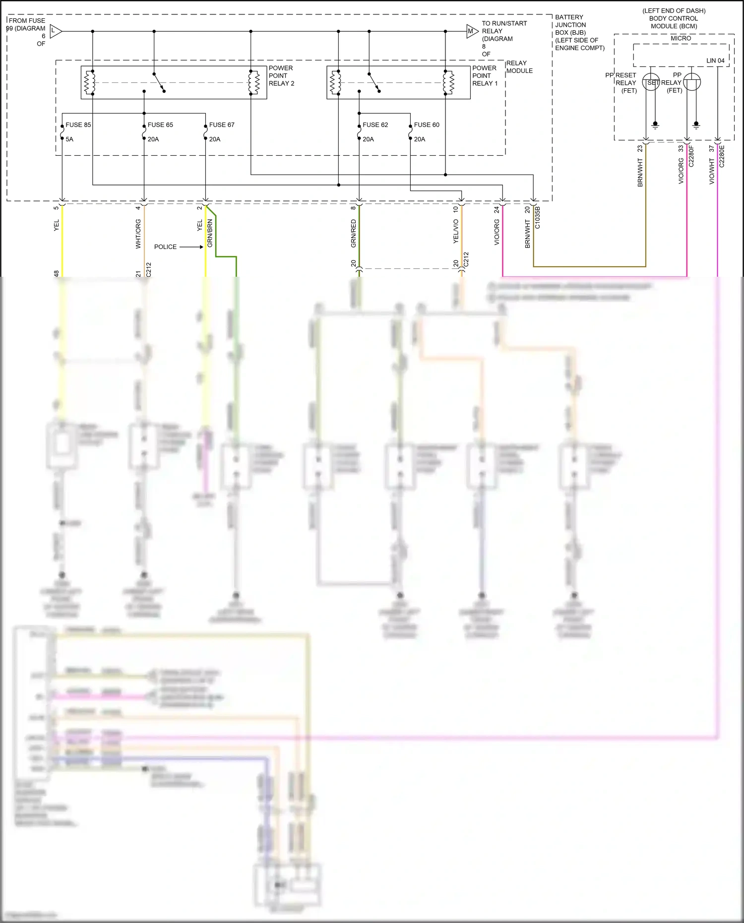 Wiring diagram org/wht for Ford Explorer V facelift (2015-2018) (1 of 1)