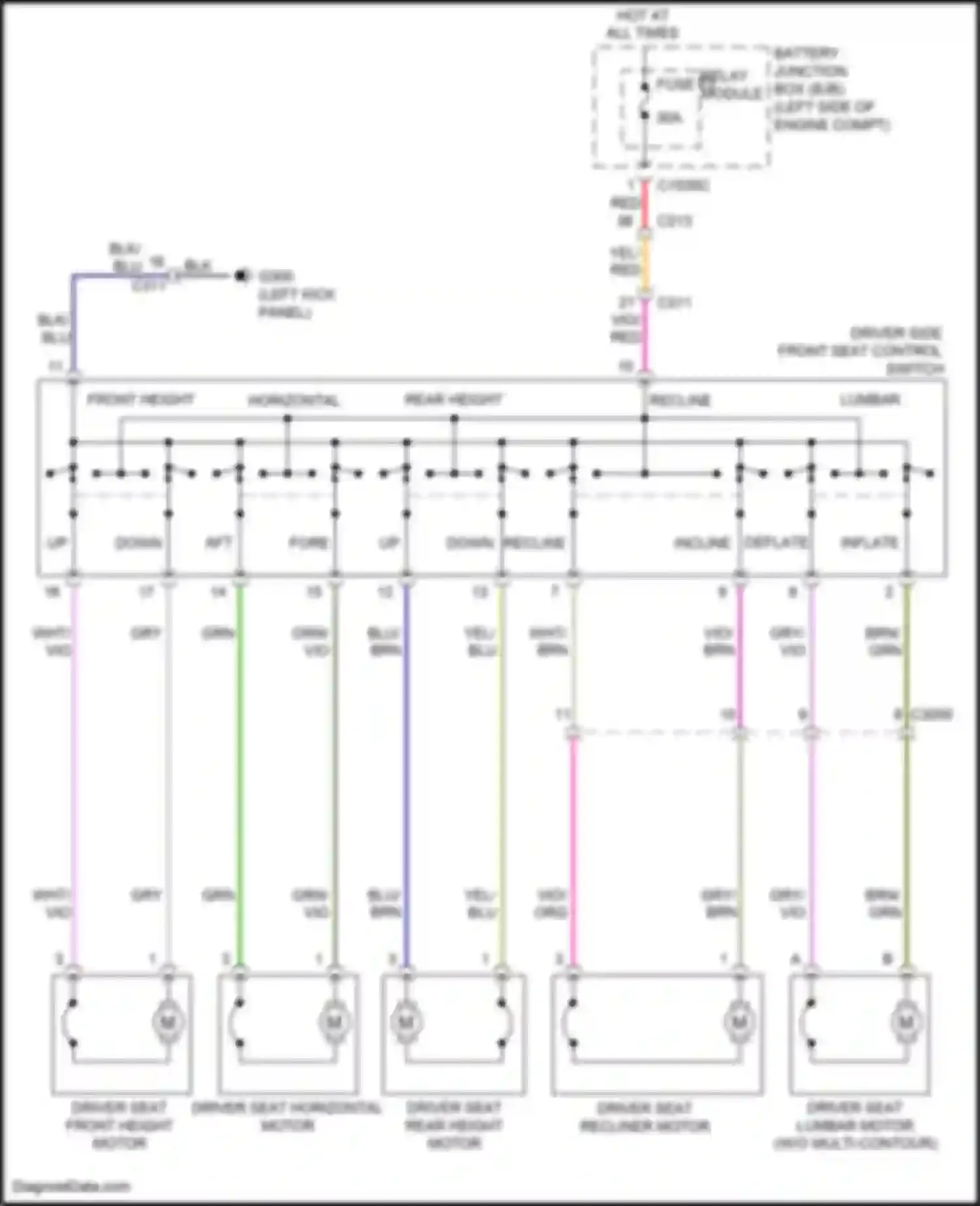 Wiring diagram relay module for Ford Explorer V facelift (2015-2018) (7 of 31)