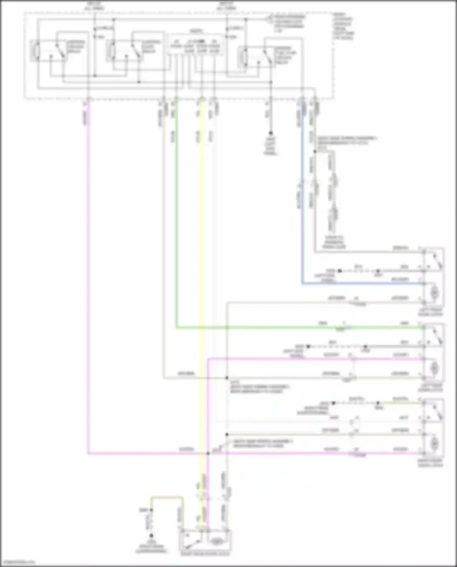 Wiring diagram rf door ajar ajar ajar for Ford Explorer V facelift (2015-2018) (1 of 2)