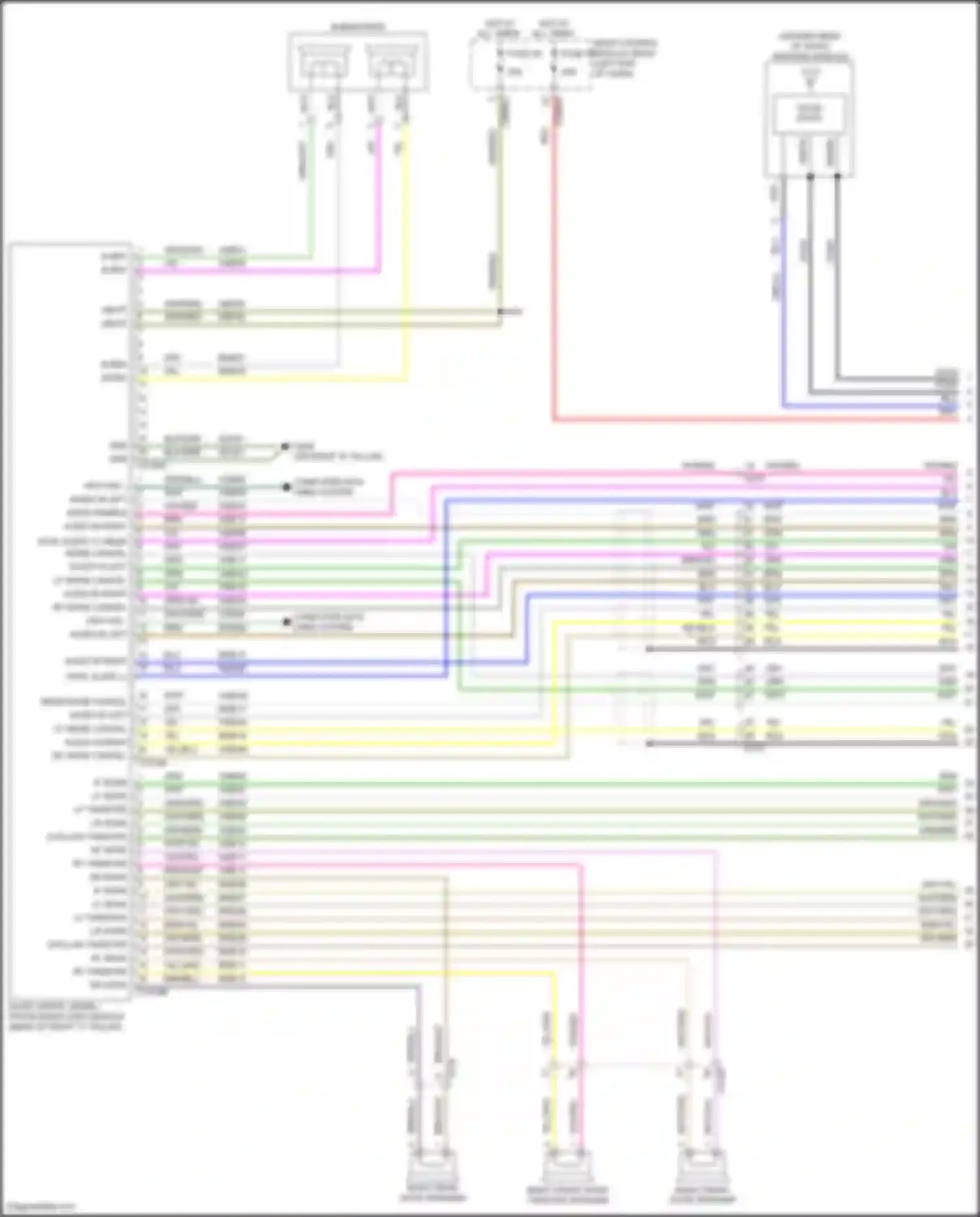 Wiring diagram rf tweeter - for Ford Explorer V facelift (2015-2018) (2 of 4)