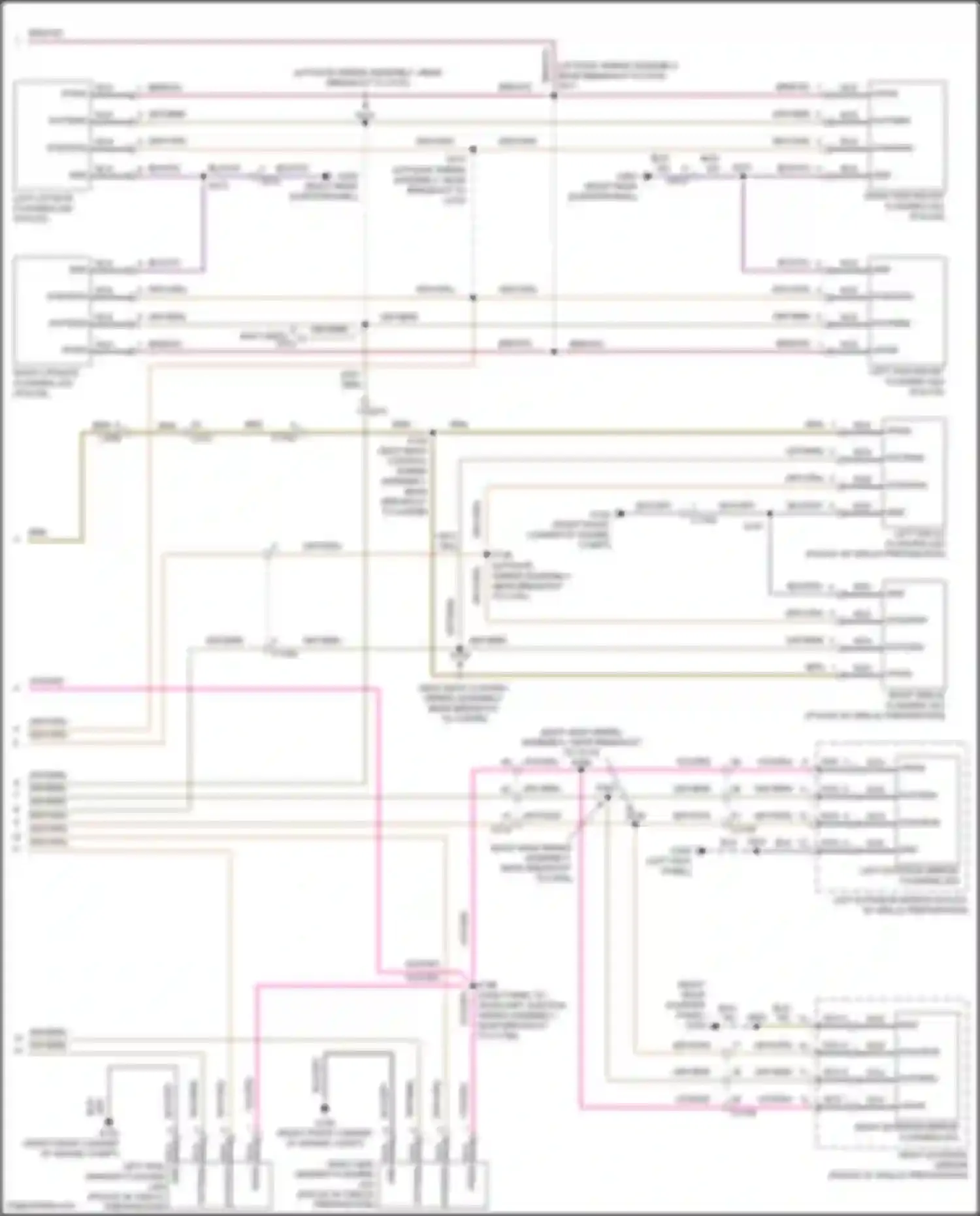 Wiring diagram right side marker flashing led for Ford Explorer V facelift (2015-2018) (1 of 2)