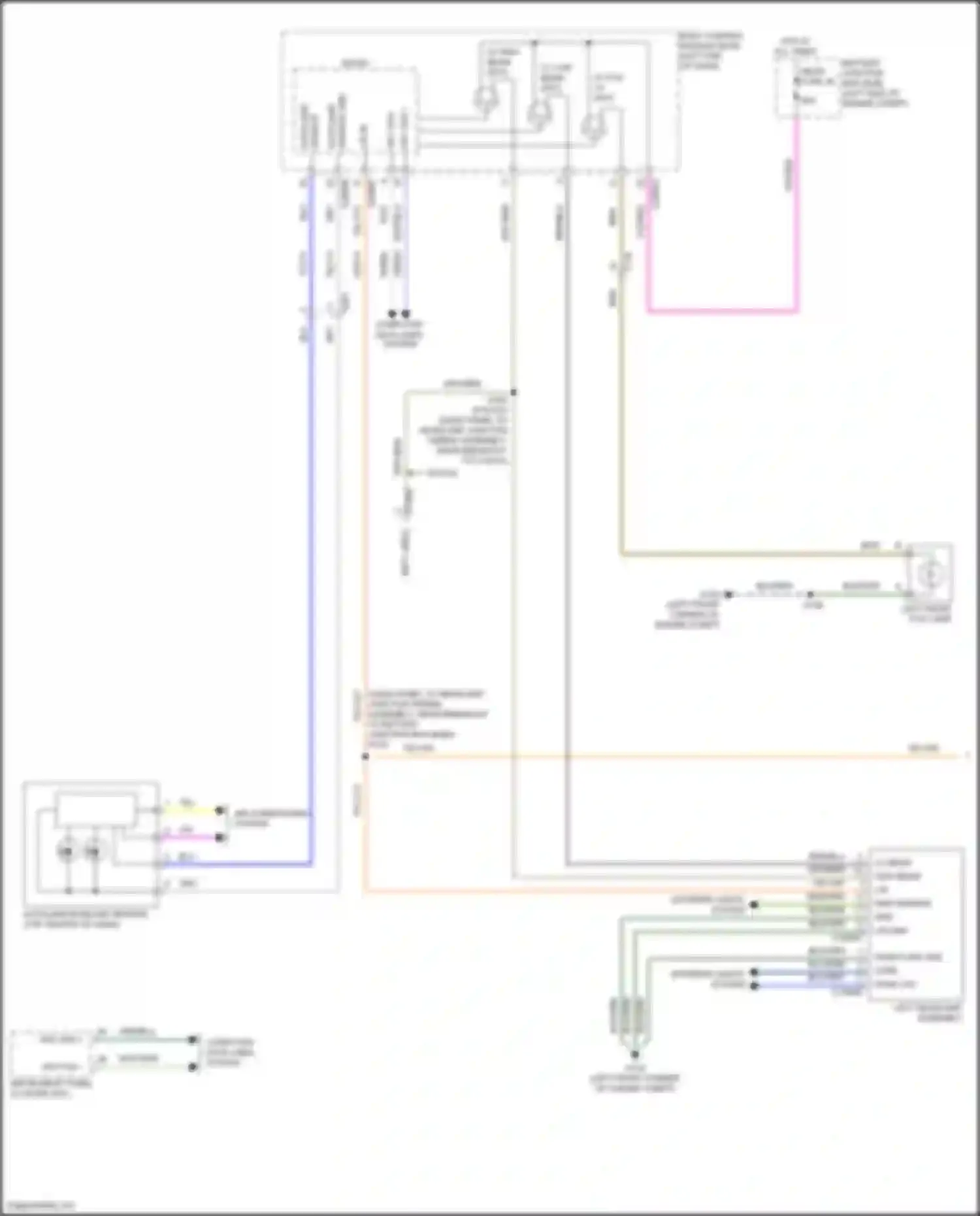 Wiring diagram sensor gnd for Ford Explorer V facelift (2015-2018) (2 of 2)