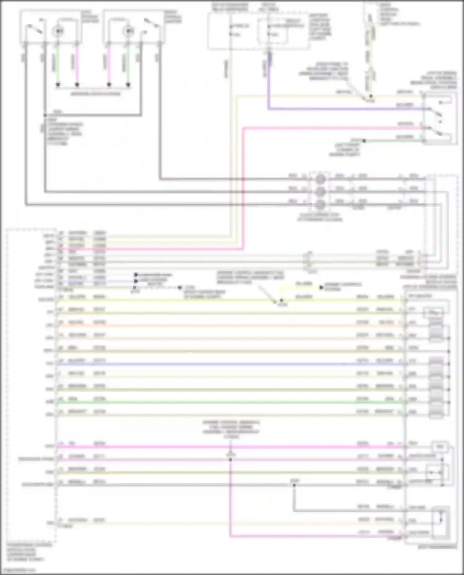 Wiring diagram tft sig rtn for Ford Explorer V facelift (2015-2018) (1 of 4)