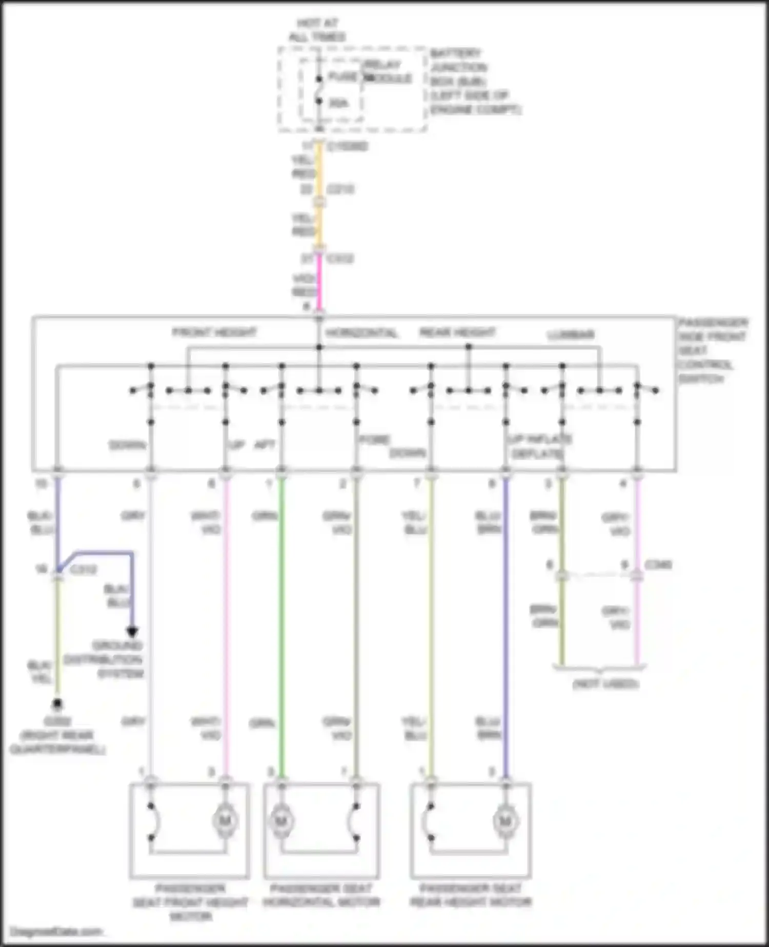 Wiring diagram up inflate deflate for Ford Explorer V facelift (2015-2018) (1 of 1)