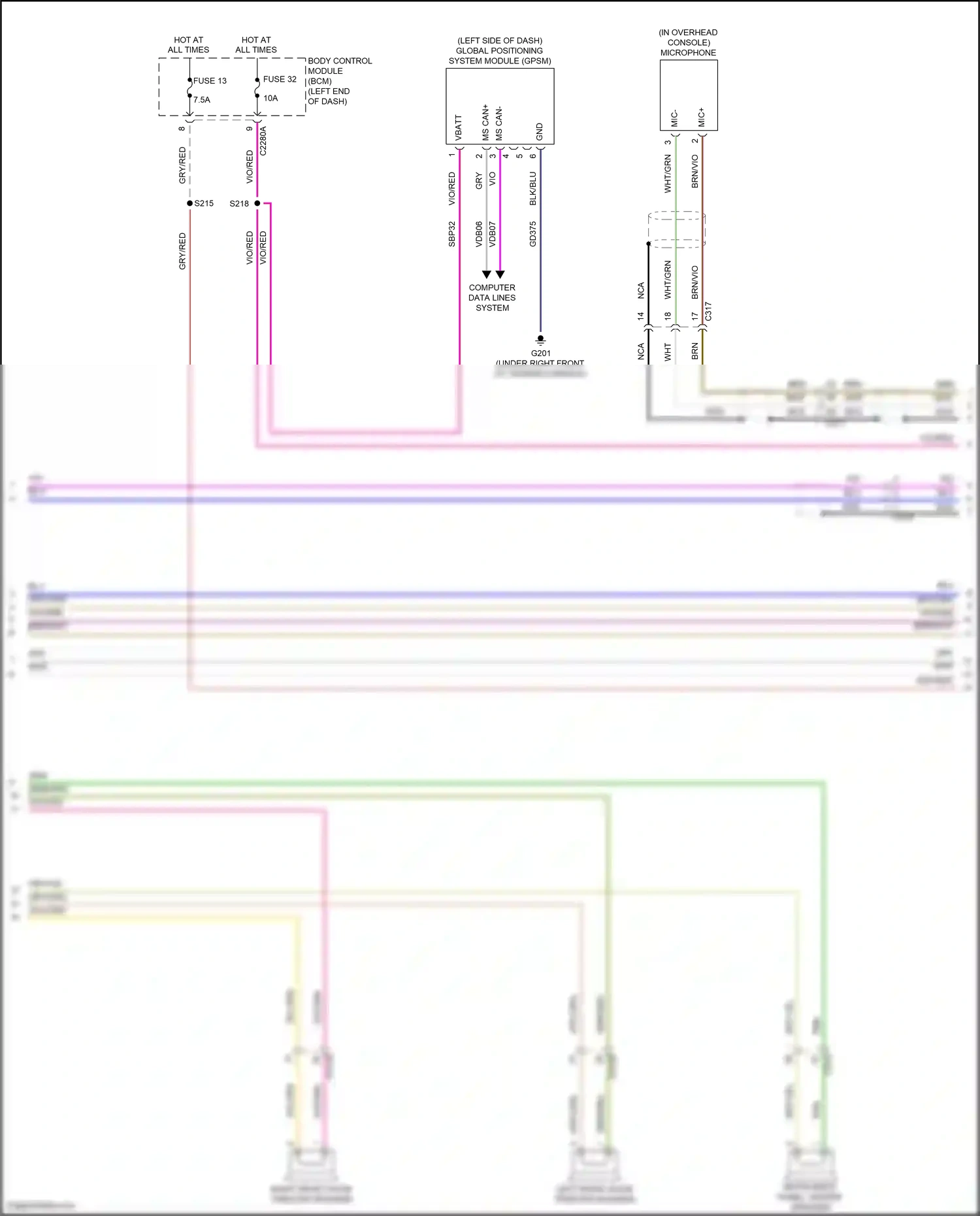 Wiring diagram vio/org for Ford Explorer V facelift (2015-2018) (9 of 74)