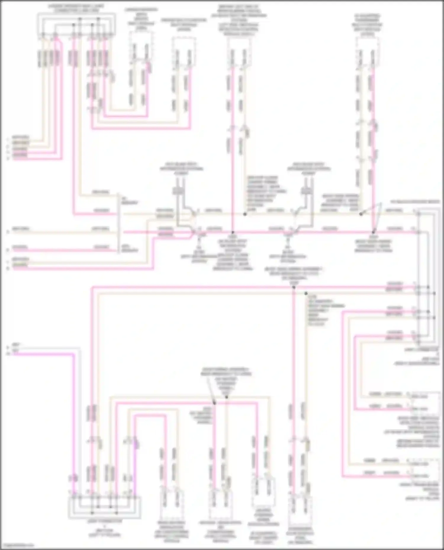 Wiring diagram w/ memory for Ford Explorer V facelift (2015-2018) (2 of 7)