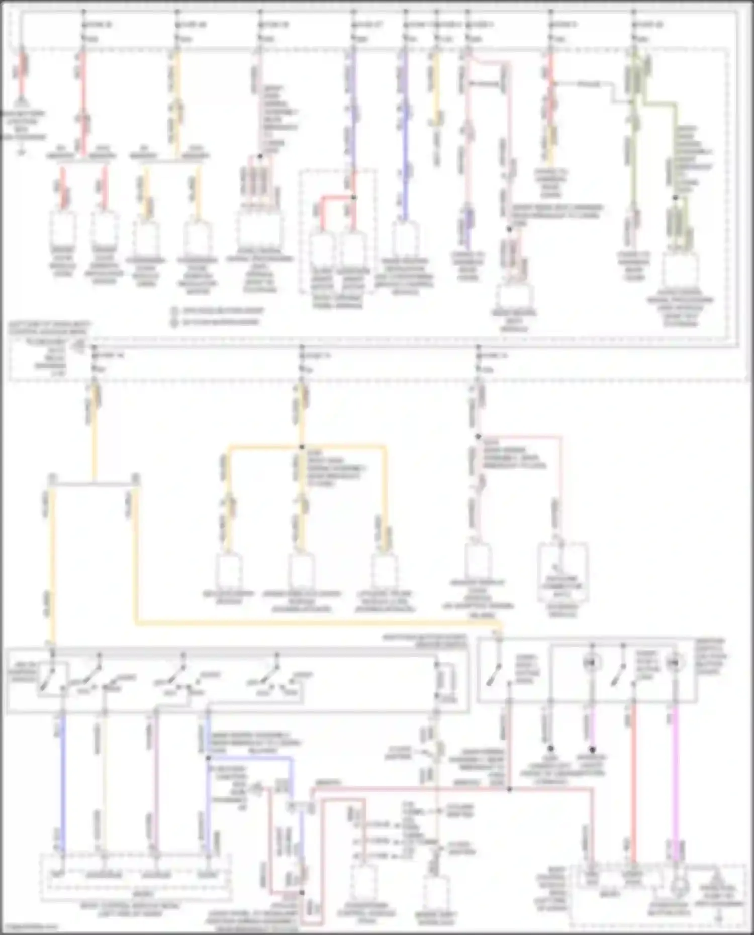 Wiring diagram w/o memory for Ford Explorer V facelift (2015-2018) (6 of 6)