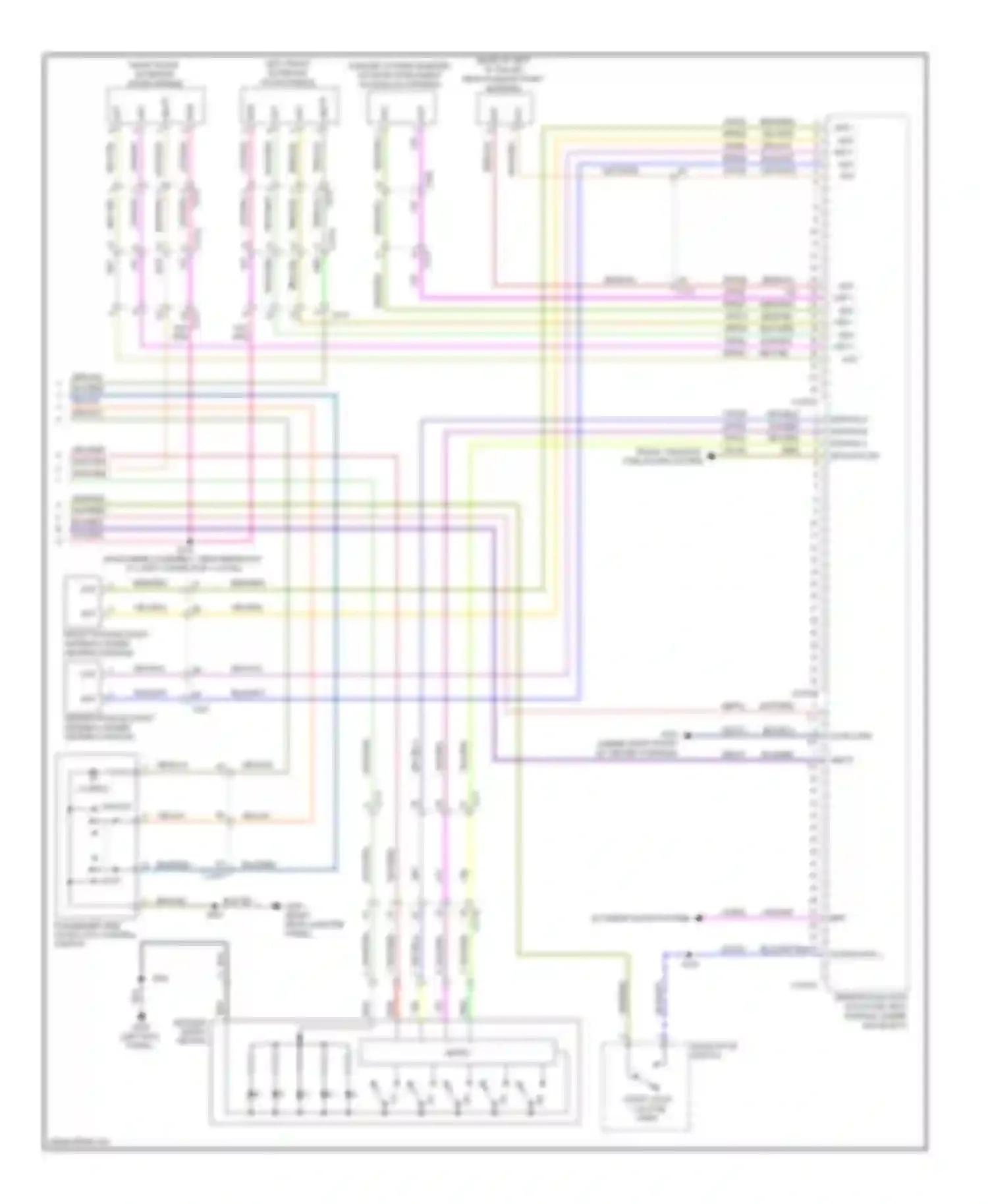 Explorer Ford V (2010-2015): Forced entry circuit, with intelligent access (2 of 2)