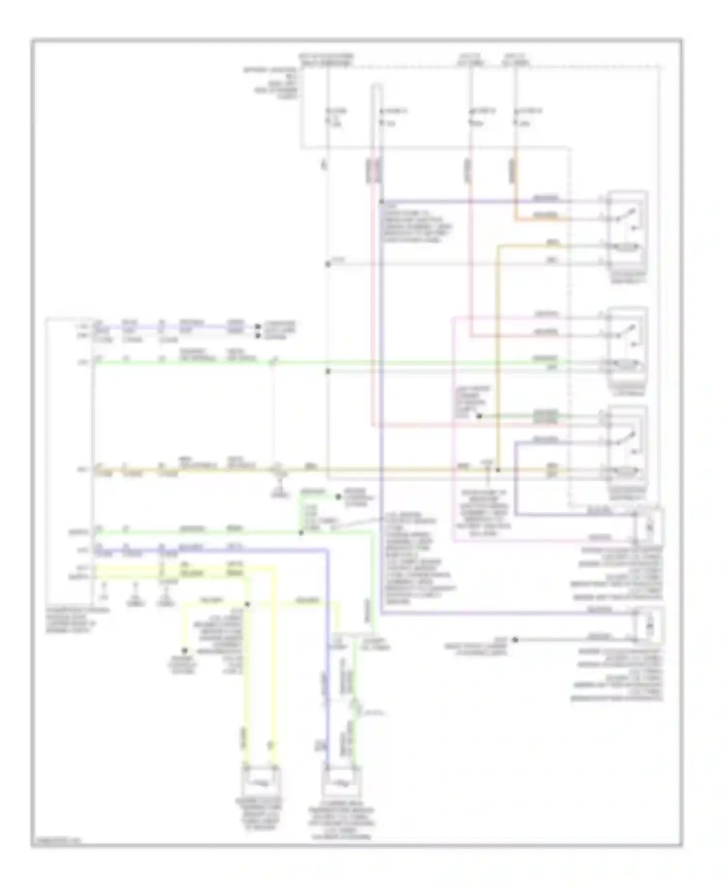 Explorer Ford V (2010-2015): Cooling fan circuit