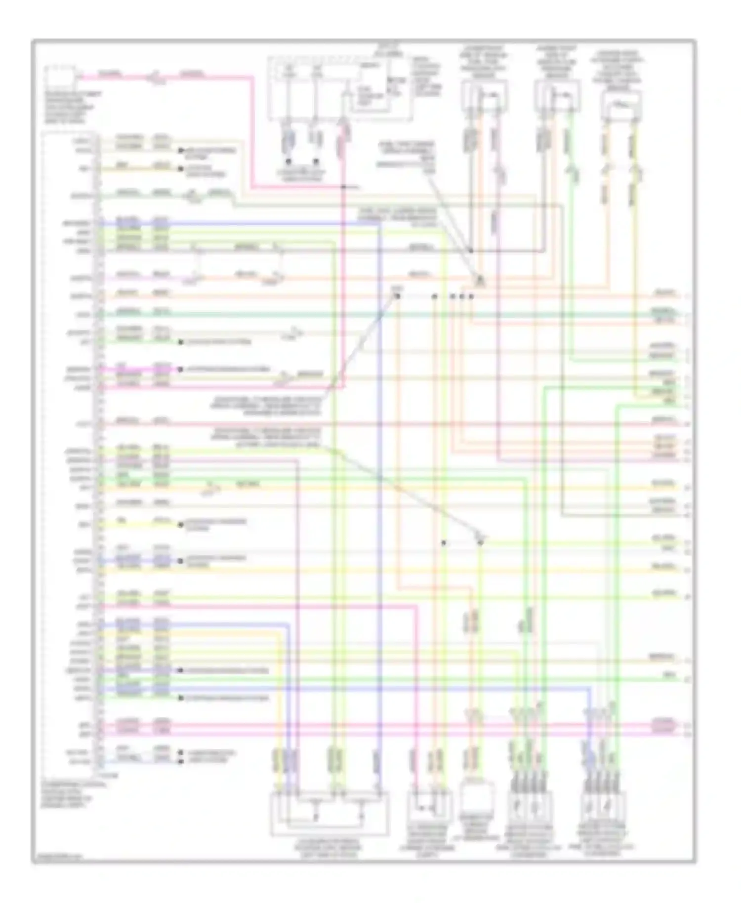 Explorer Ford V (2010-2015): Wiring diagram engine performance 3.5l twin turbo (1 of 7)