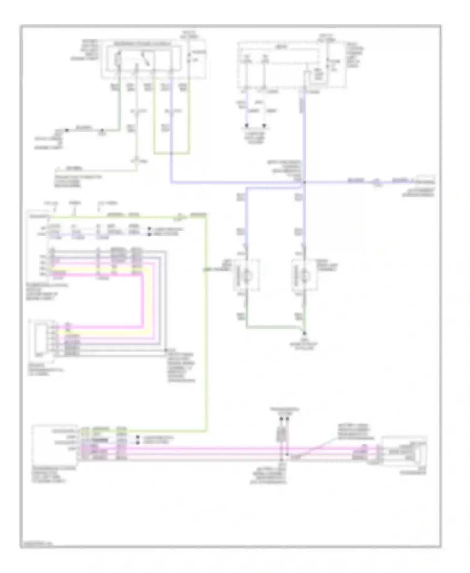 Explorer Ford V (2010-2015): Backup lamps circuit