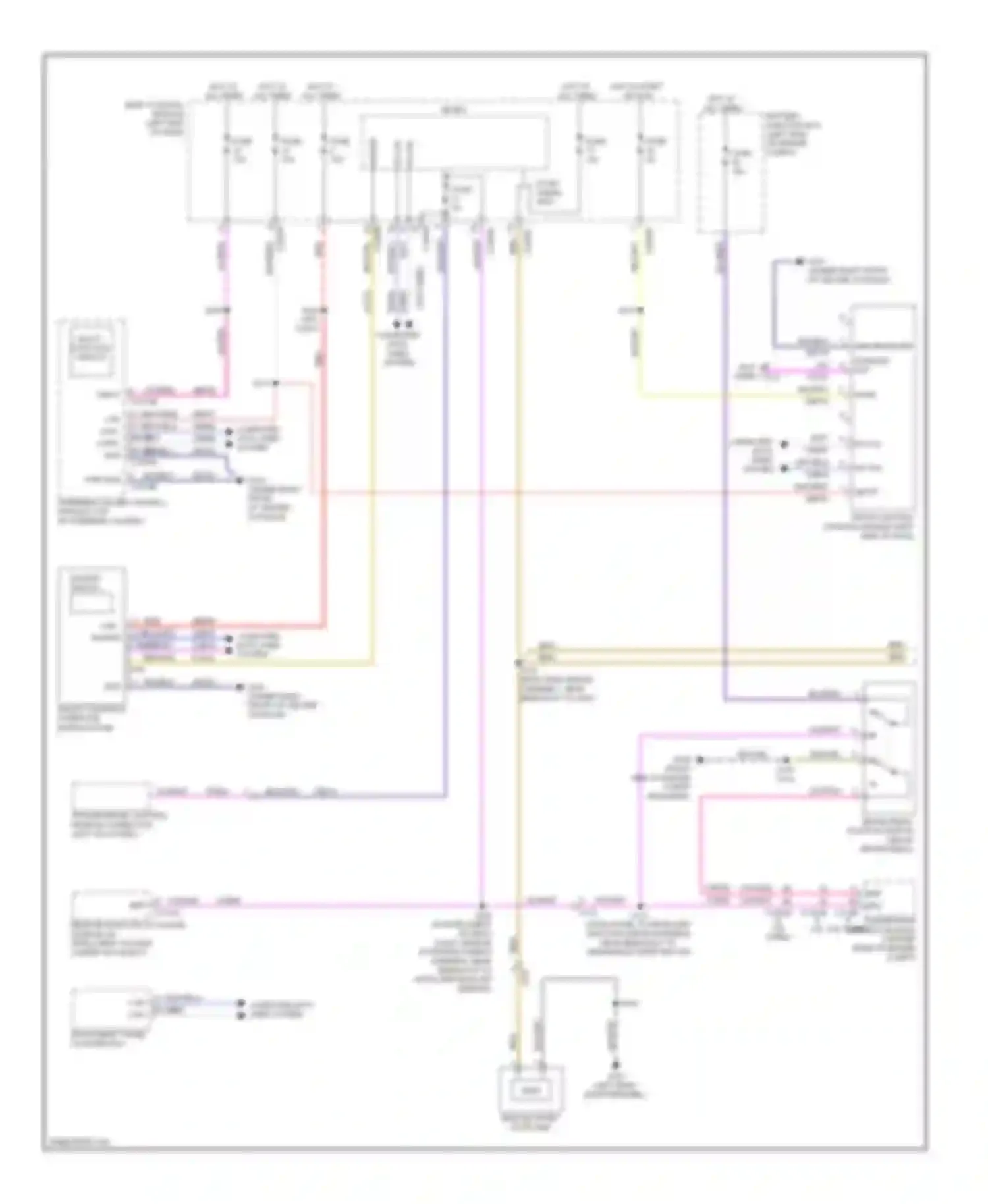 Explorer Ford V (2010-2015): Exterior lamps circuit, except police (1 of 2)