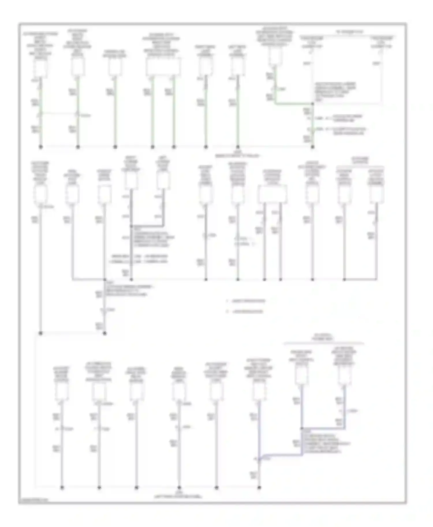 Explorer Ford V (2010-2015): Ground distribution circuit (4 of 6)