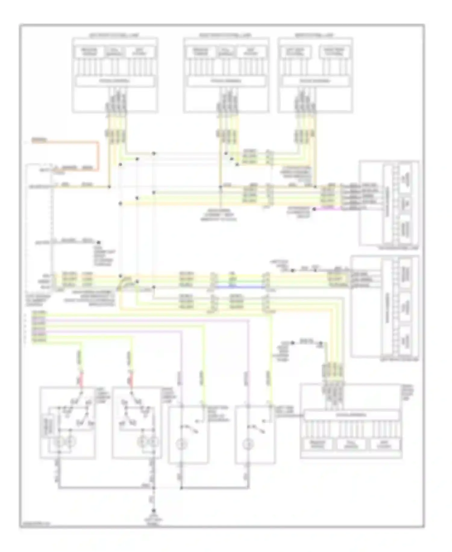 Explorer Ford V (2010-2015): Courtesy lamps circuit (2 of 2)