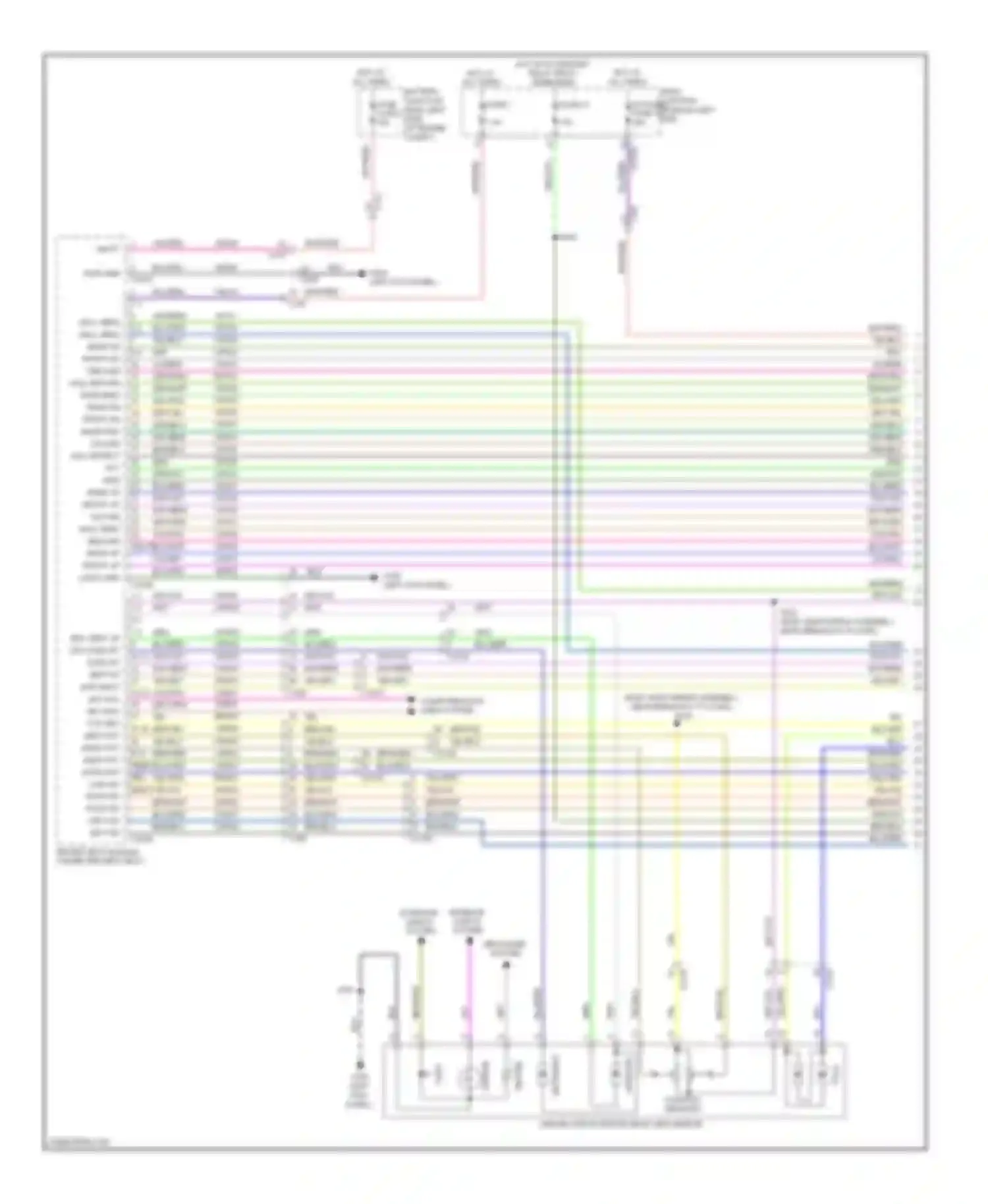 Explorer Ford V (2010-2015): Memory seat & mirrors circuit (1 of 3)