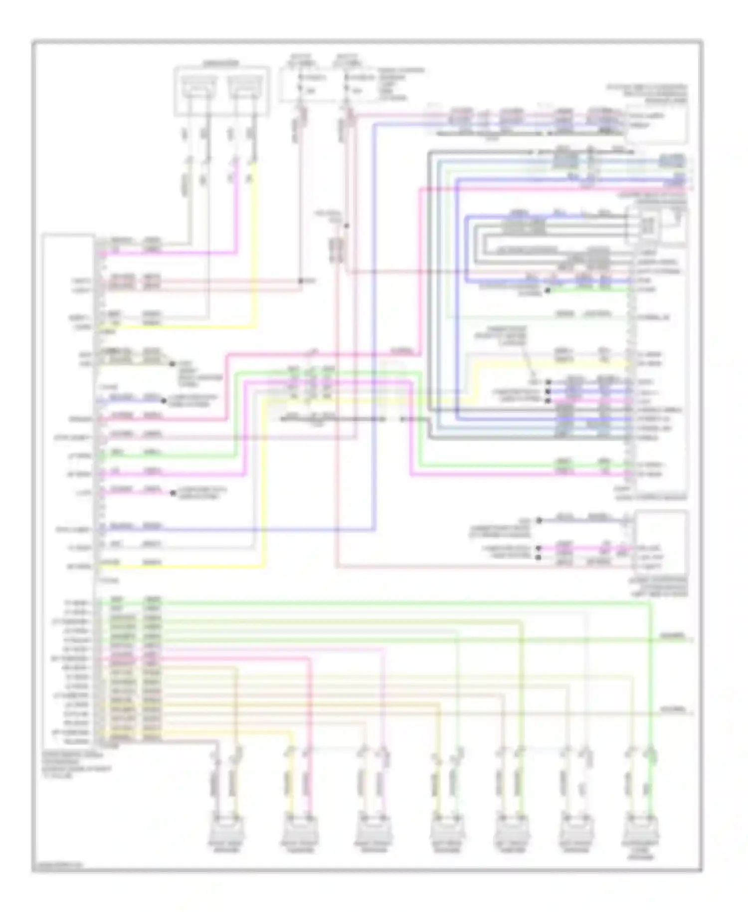 Explorer Ford V (2010-2015): Navigation circuit, with sony (1 of 2)