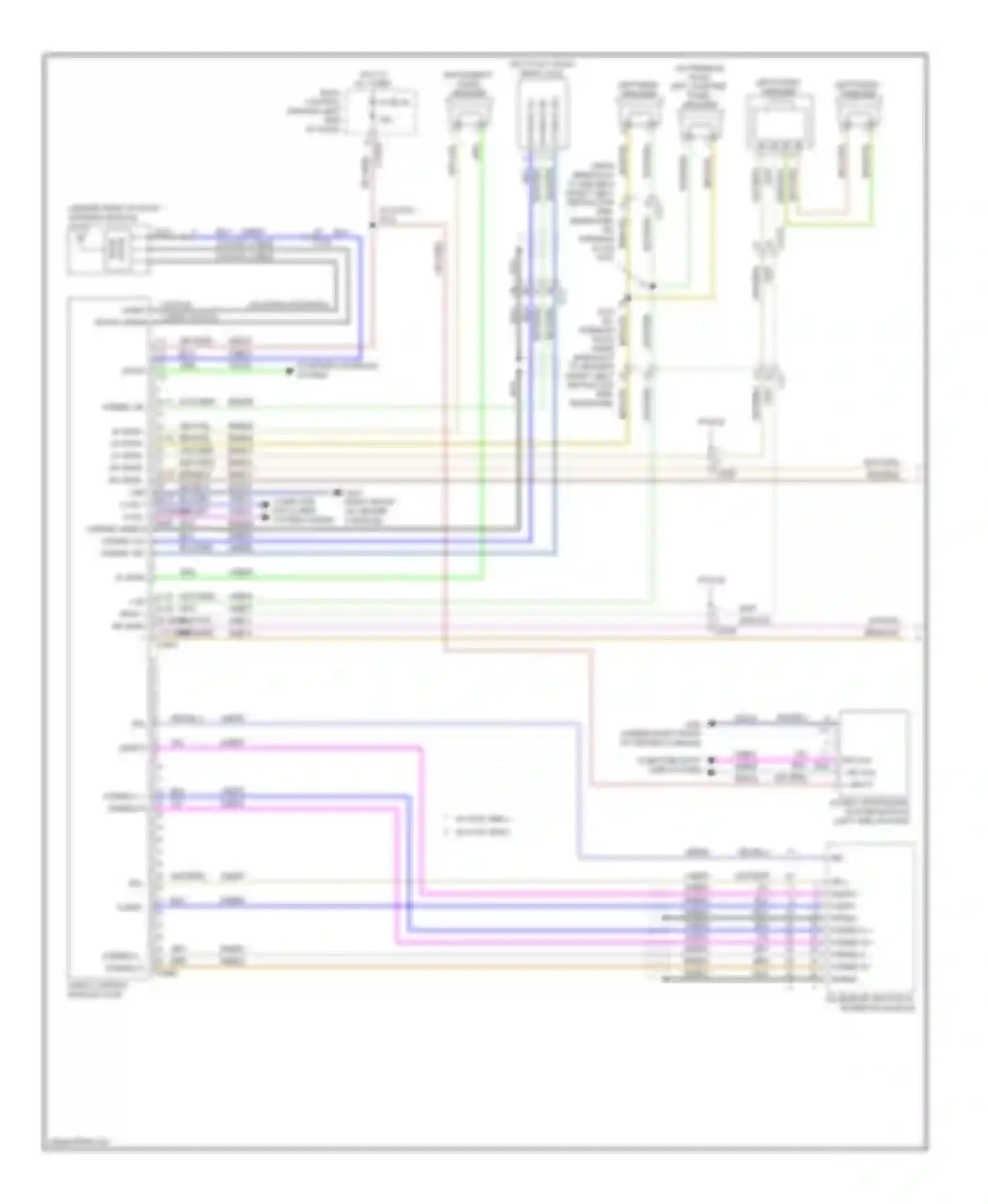 Explorer Ford V (2010-2015): Navigation circuit, without sony (1 of 2)