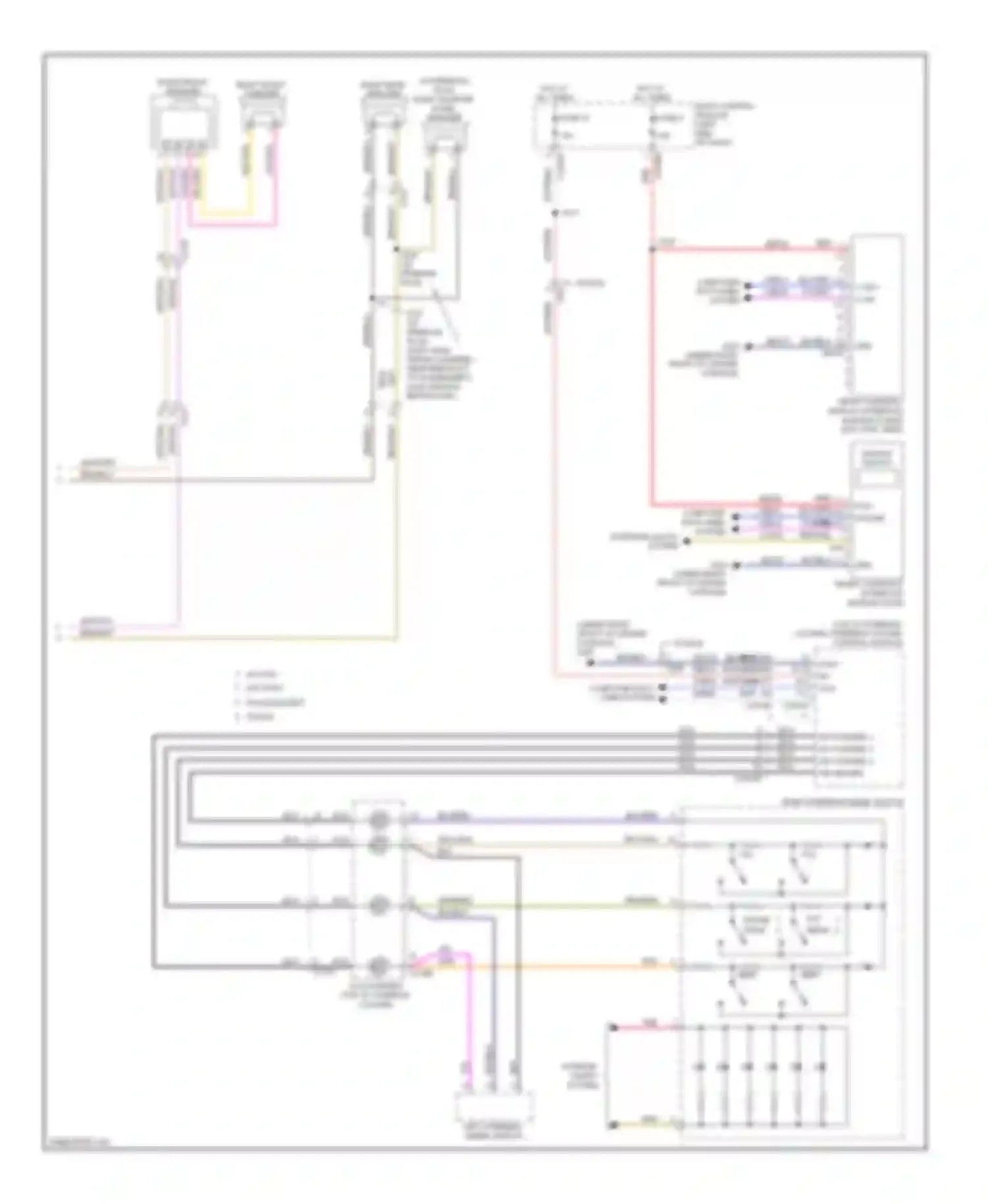 Explorer Ford V (2010-2015): Navigation circuit, without sony (2 of 2)