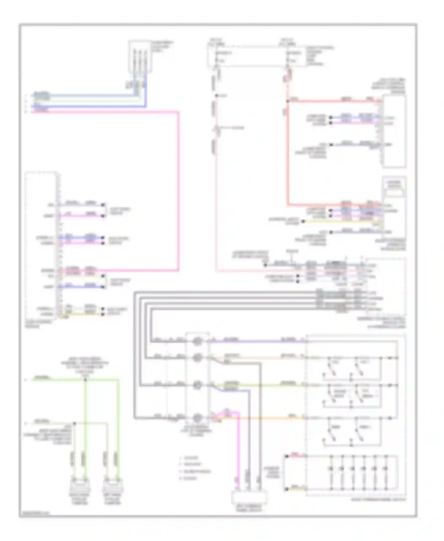 Explorer Ford V (2010-2015): Sony radio circuit (2 of 2)