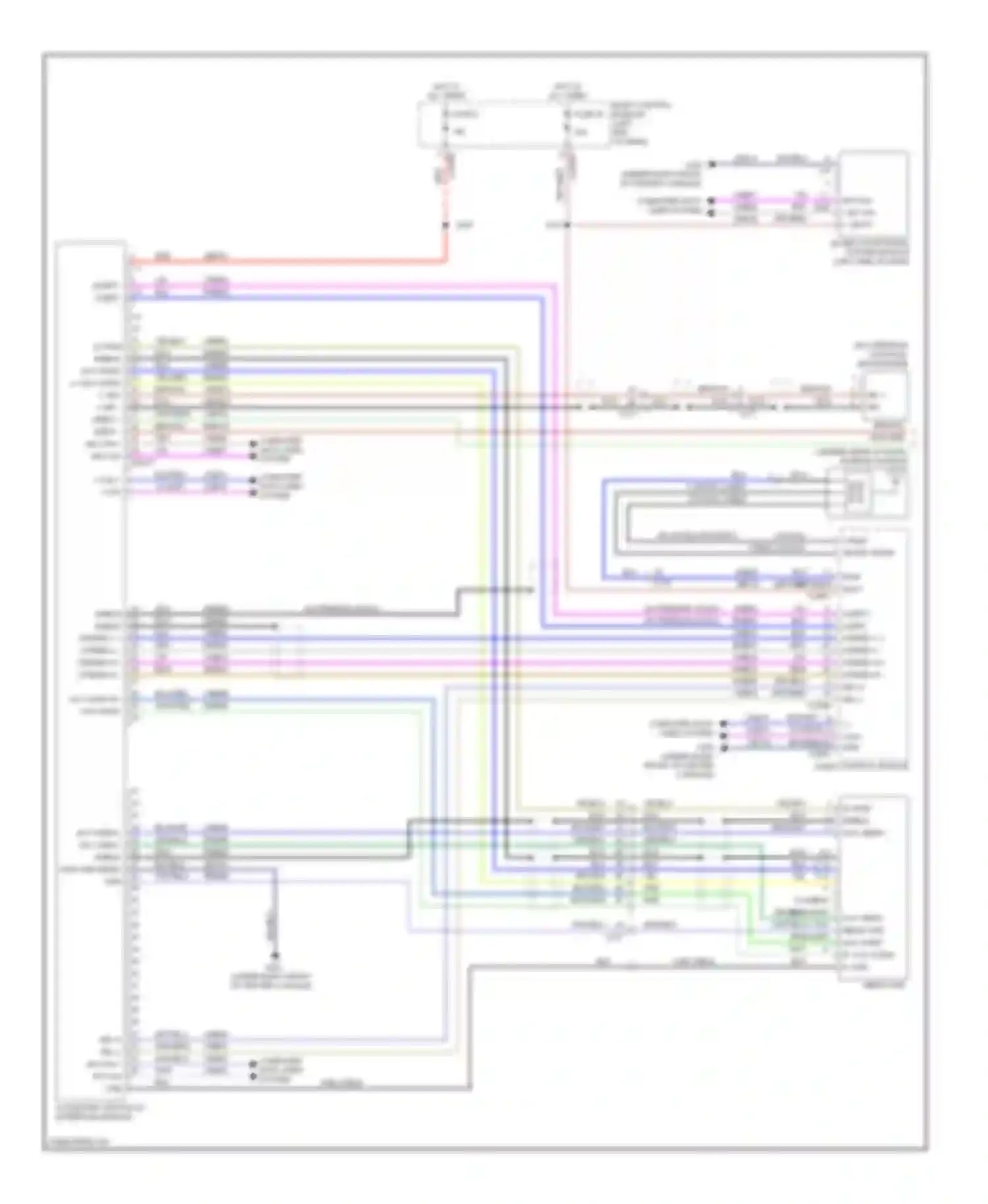 Explorer Ford V (2010-2015): Sync radio circuit, with sync gen 2 (1 of 2)