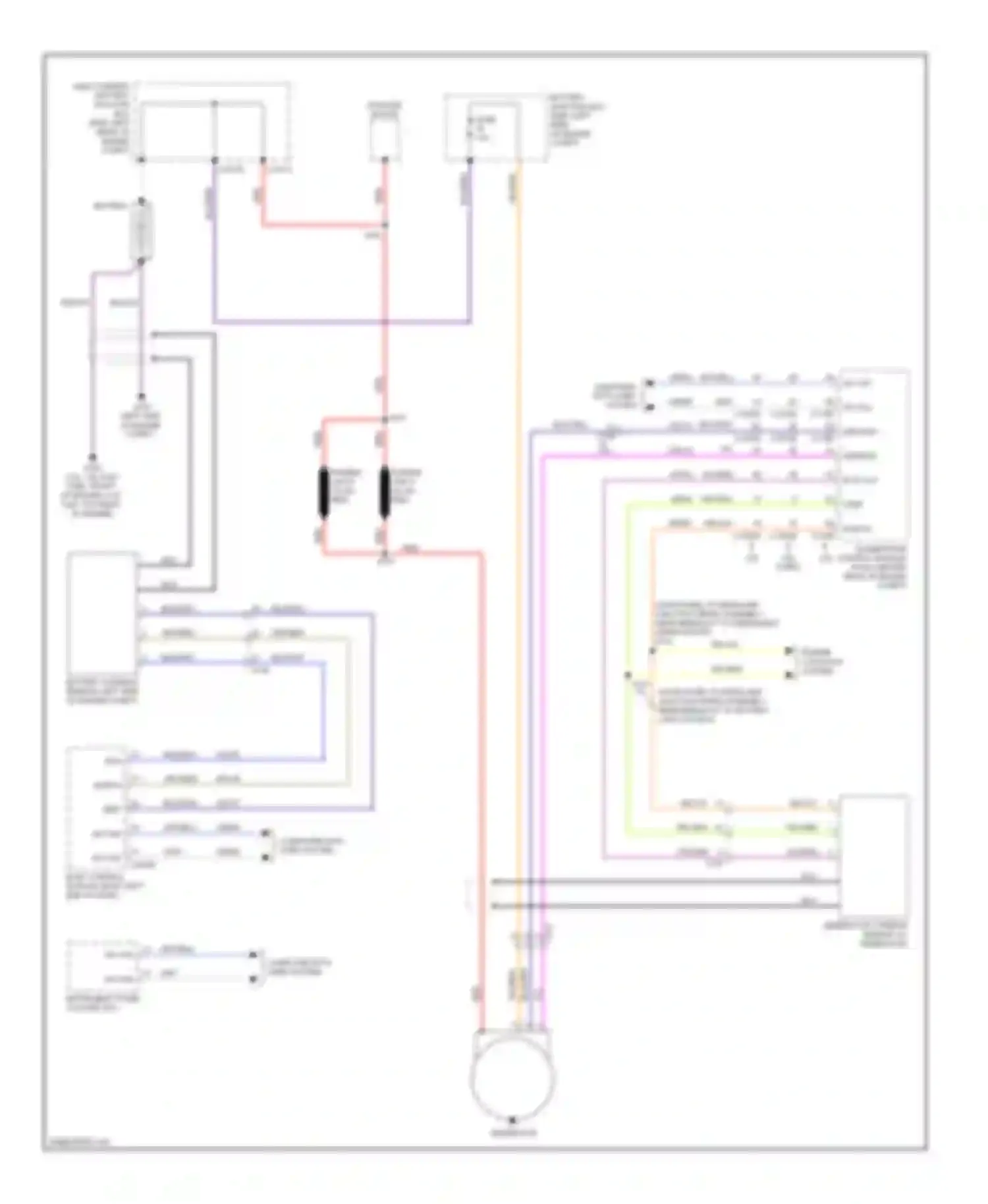 Explorer Ford V (2010-2015): Charging circuit