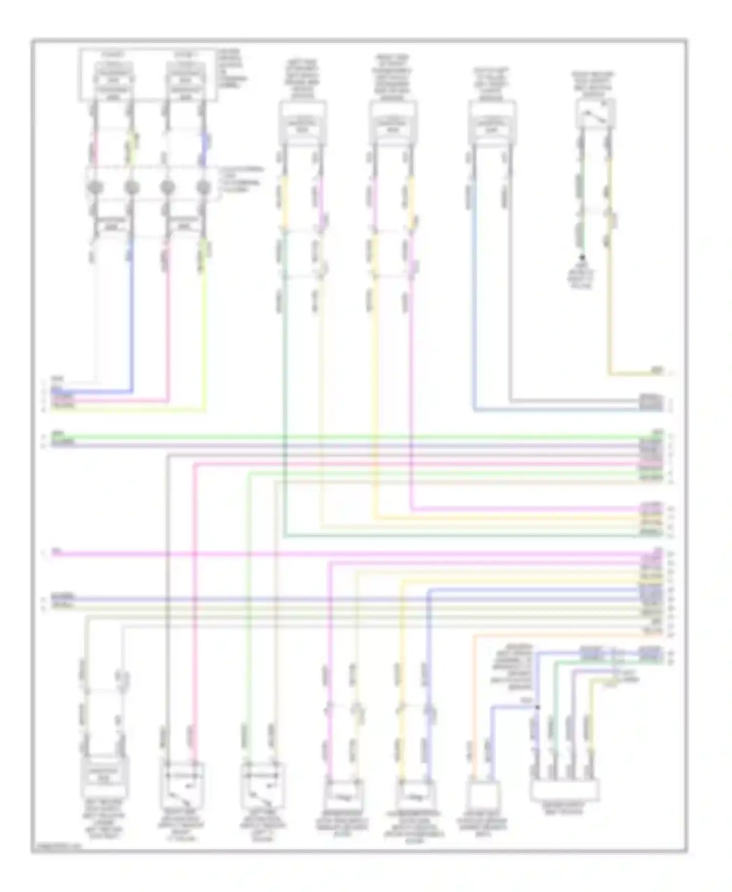 Explorer Ford V (2010-2015): Supplemental restraints circuit (2 of 3)