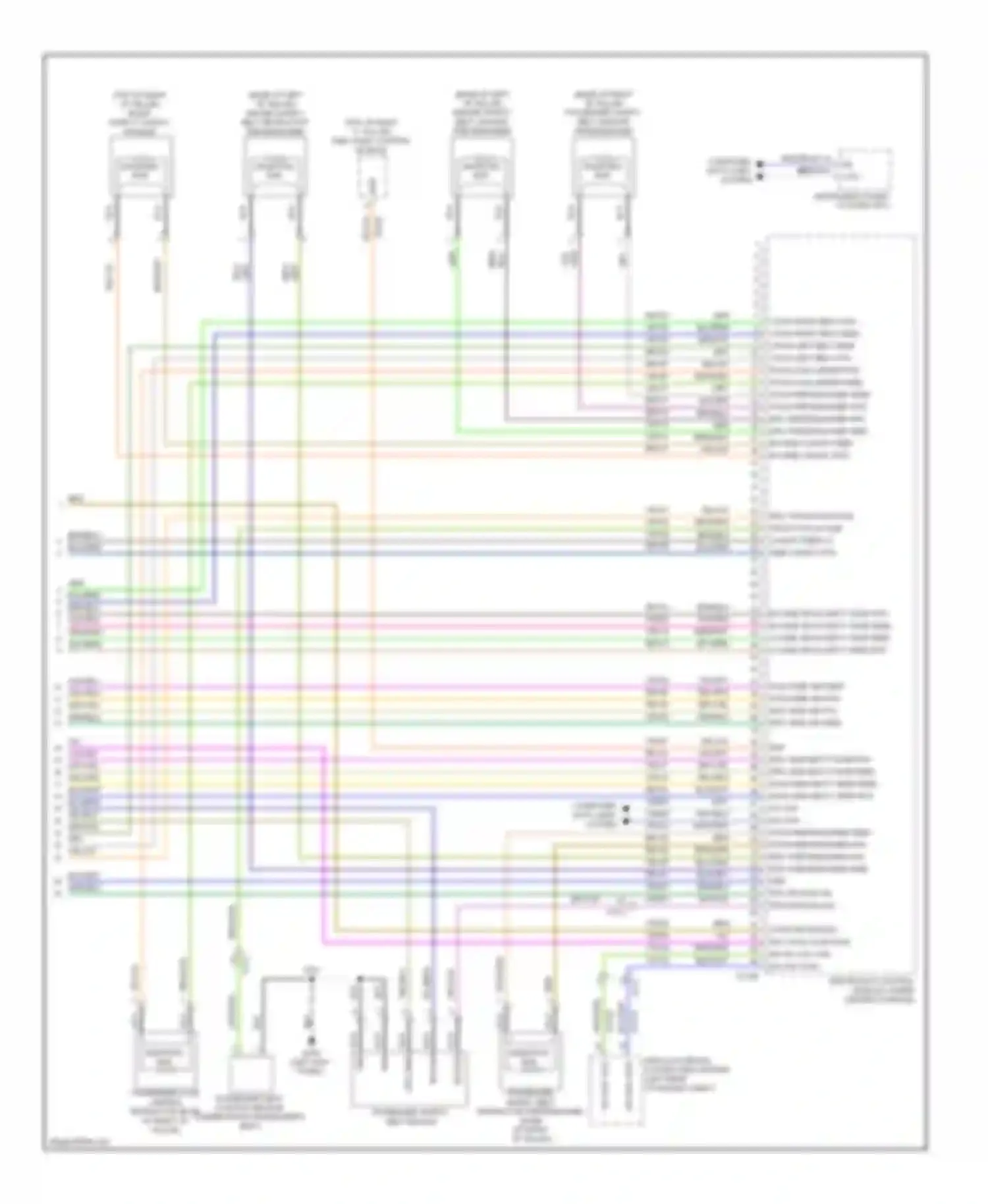 Explorer Ford V (2010-2015): Supplemental restraints circuit (3 of 3)