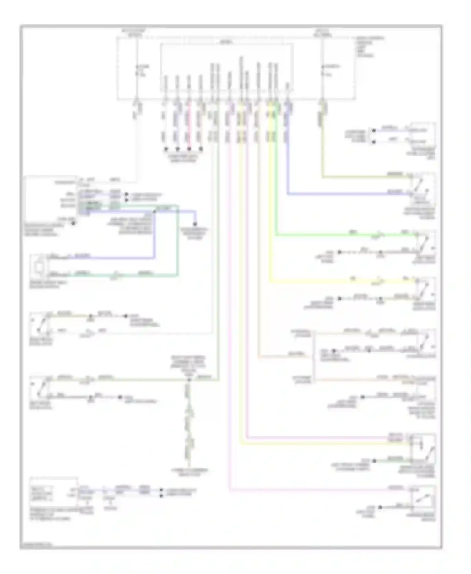 Explorer Ford V (2010-2015): Chime circuit