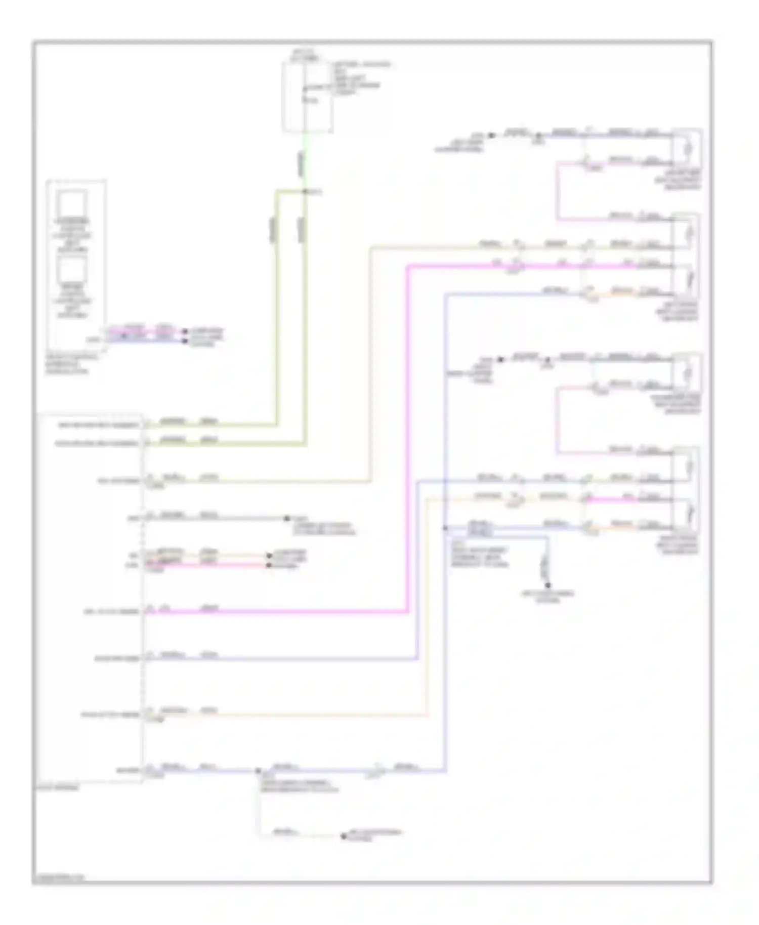 Wiring diagram 3 2 i can- i can+ for Ford Explorer V (2010-2015) (2 of 2)