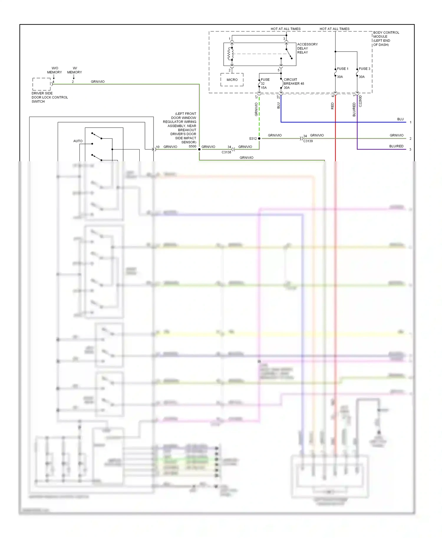 Ford Explorer V (2010-2015) auto wiring diagram  (1 of 2)