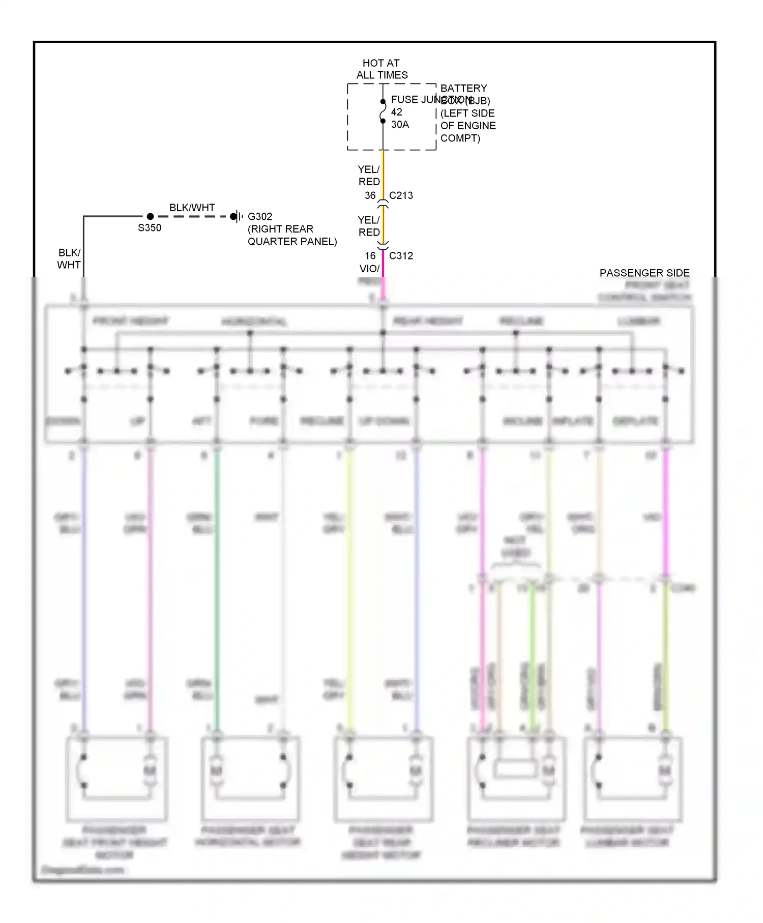 Ford Explorer V (2010-2015) blu wiring diagram  (56 of 83)