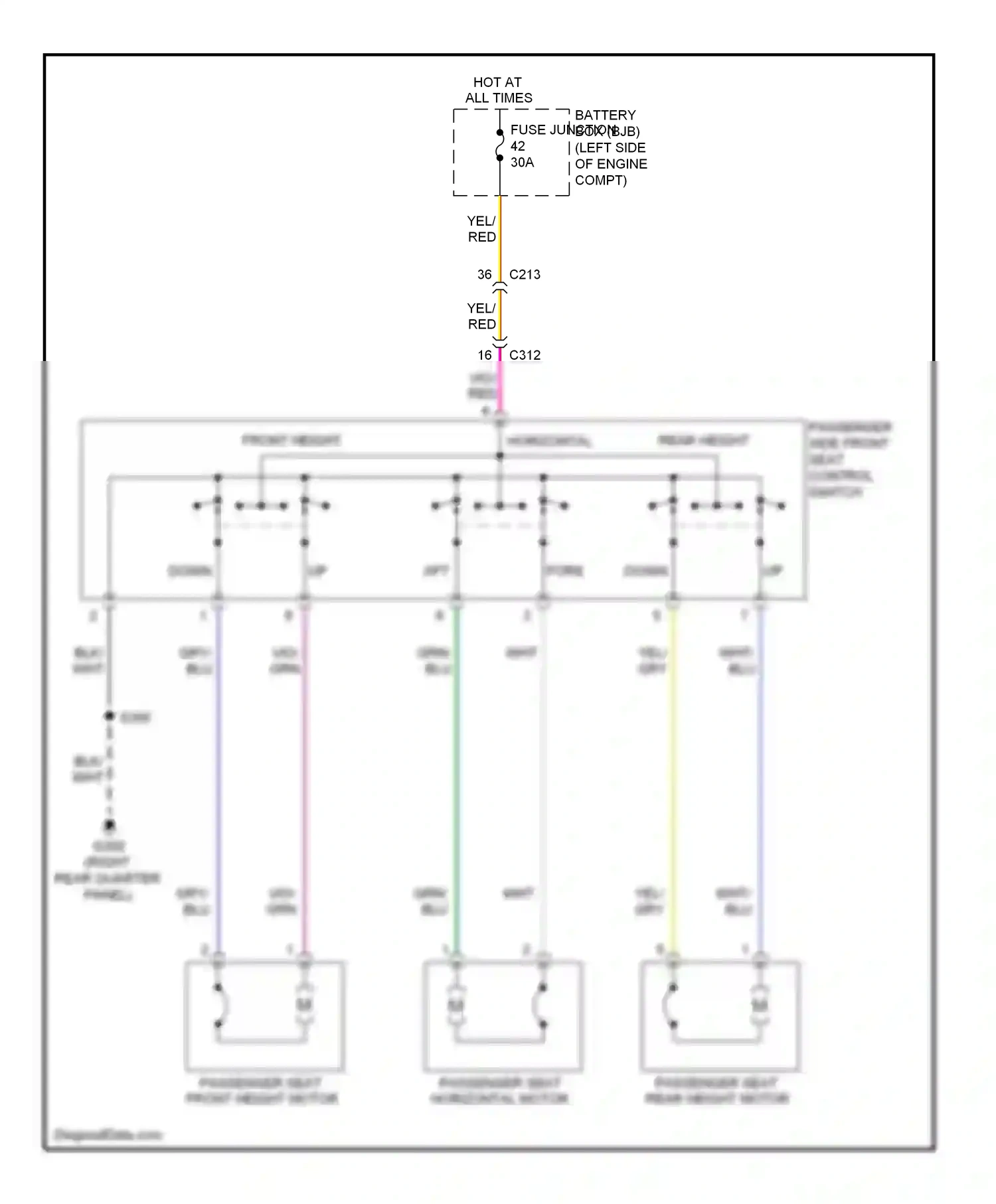 Ford Explorer V (2010-2015) blu wiring diagram  (58 of 83)